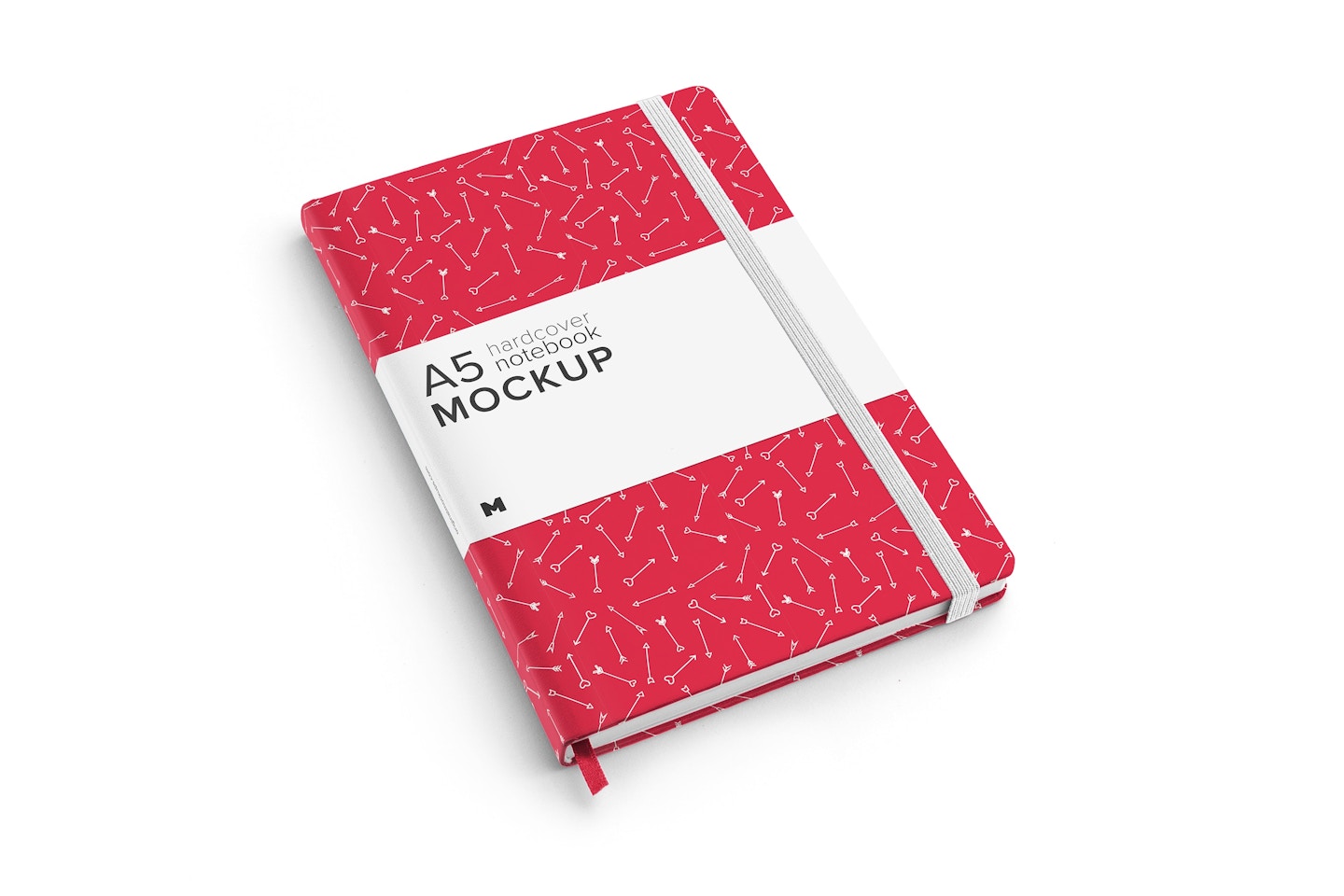 A5 Hardcover Notebook Mockup 01