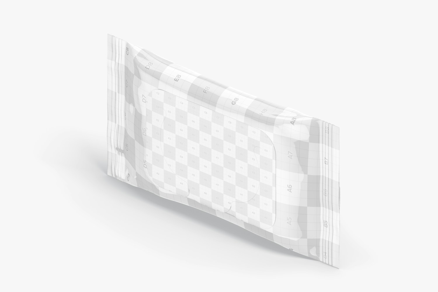 Wipes Pack Mockup, Standing
