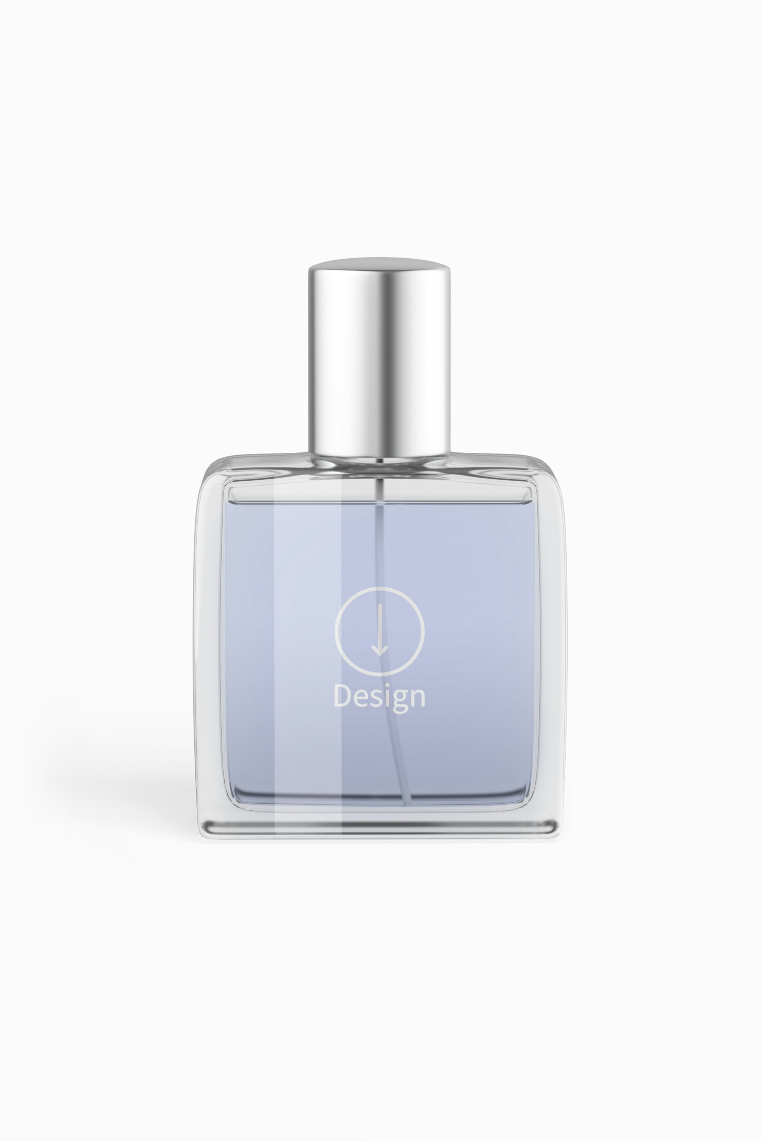 Perfume Bottle Mockup, Front View