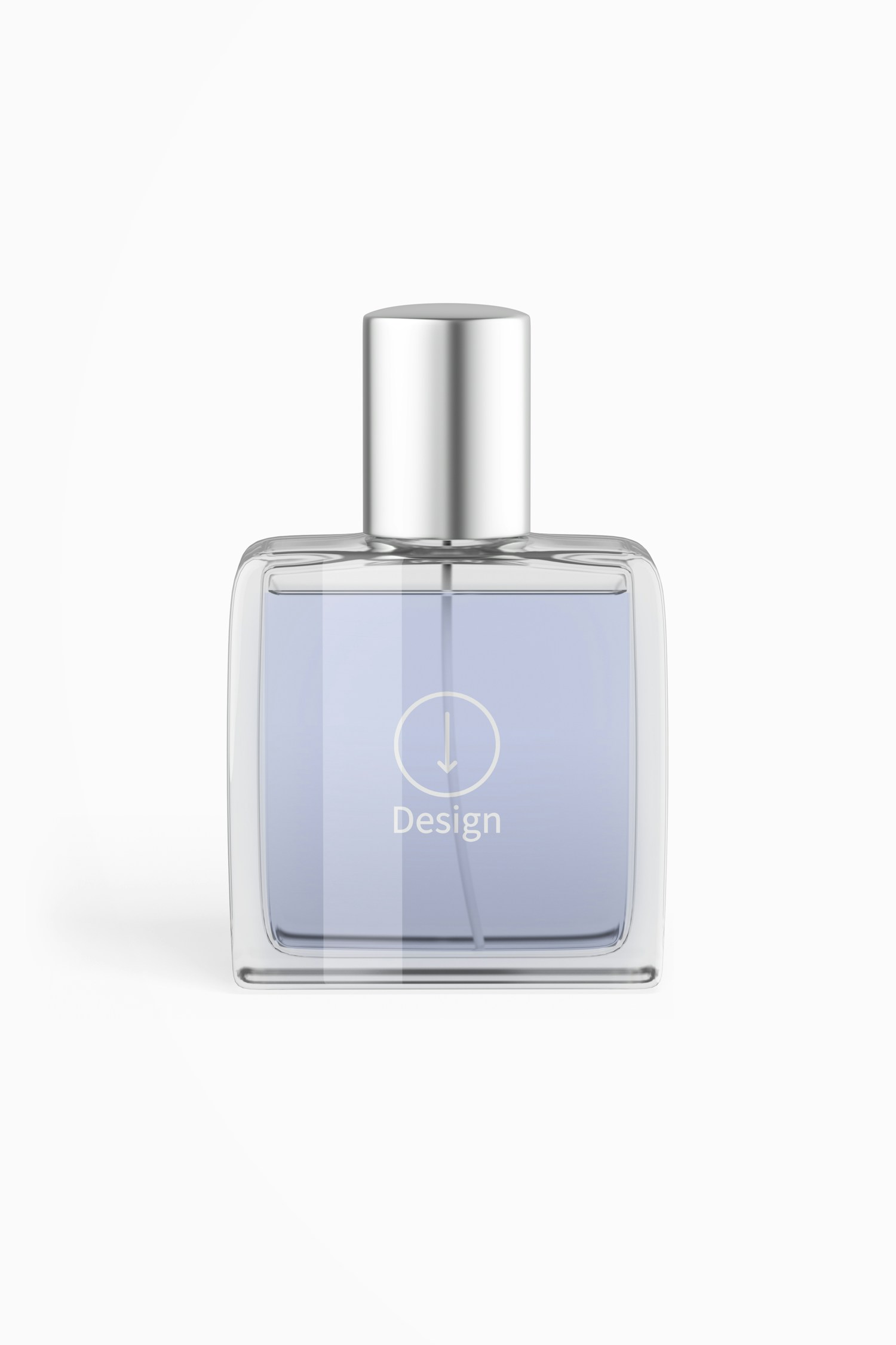 Perfume Bottle Mockup, Front View Perfume Bottle Mockup, Front View