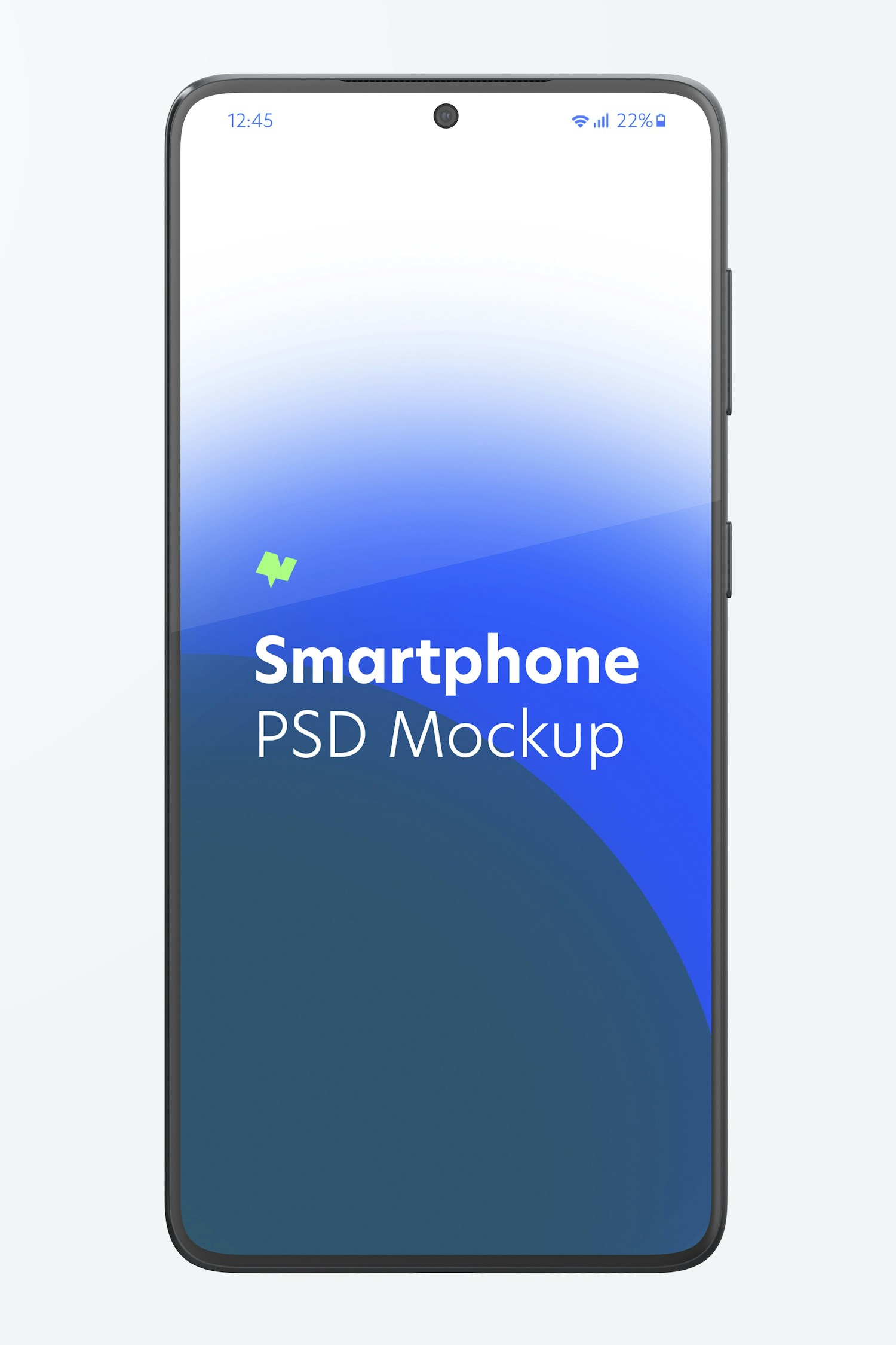 Samsung S21 Mockup, Front View