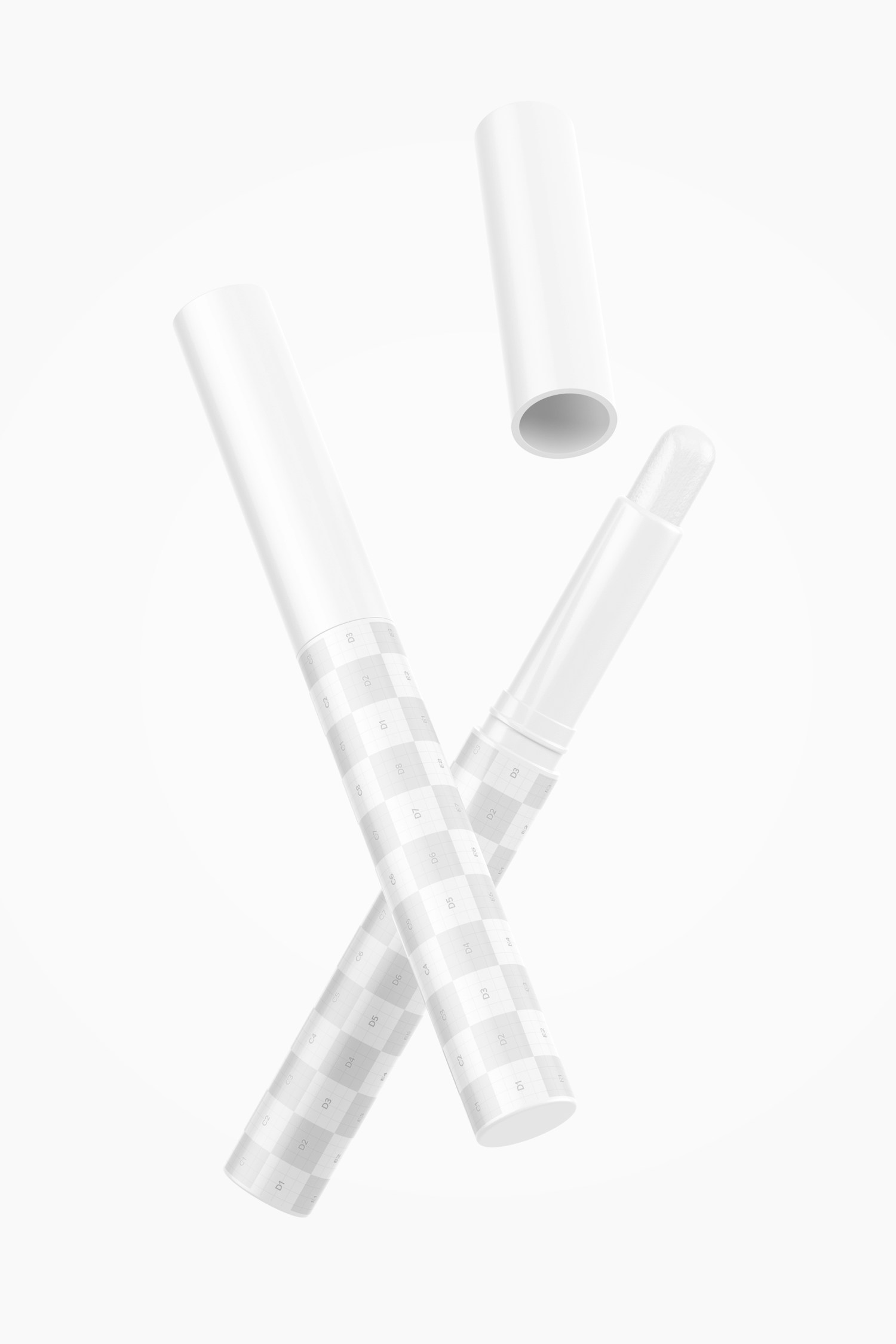 Eyeshadow Stick Mockup, Floating Eyeshadow Stick Mockup, Floating