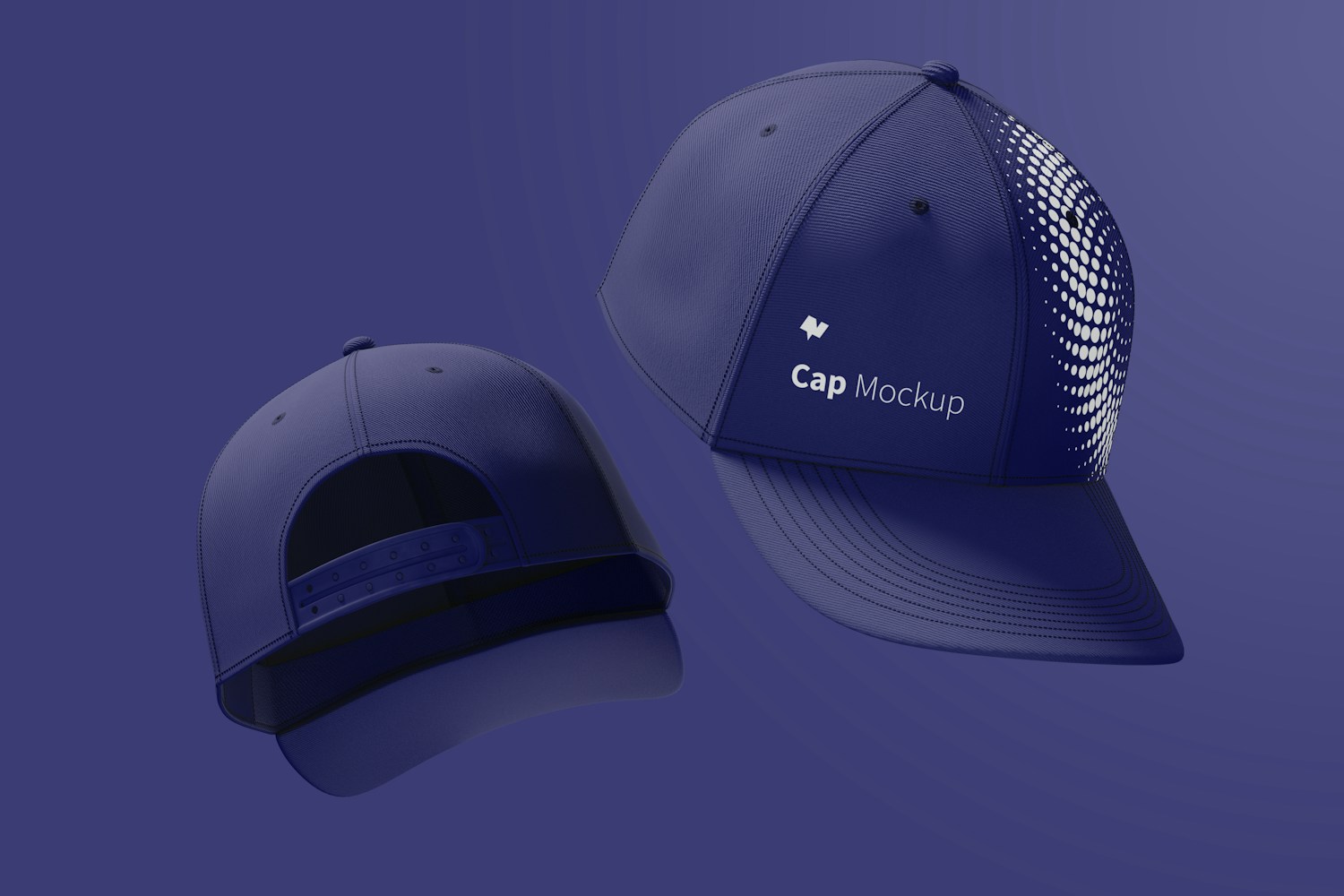 Click on the zoom and see how the interweave of the cap's fabric looks like.
