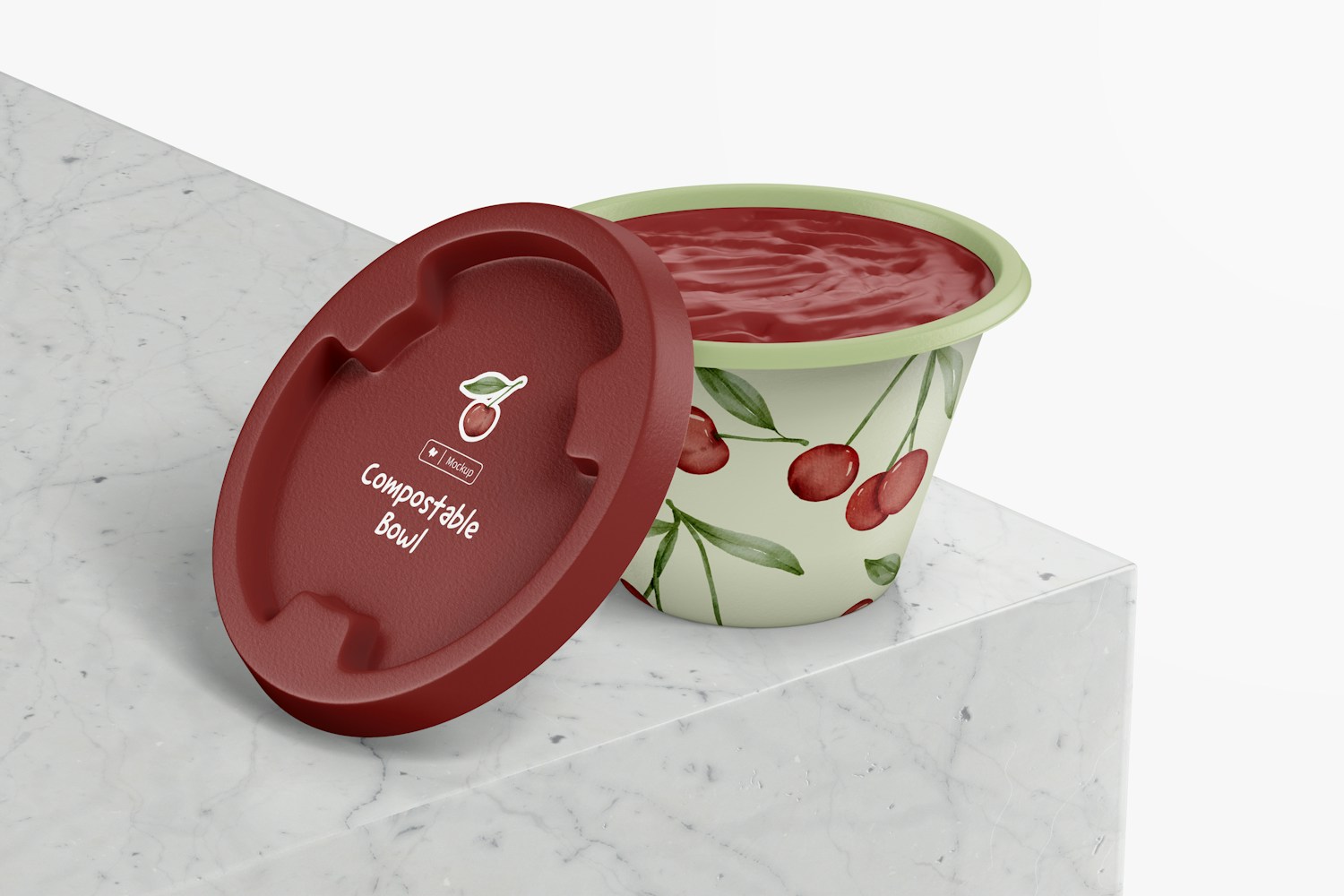 Compostable Bowl Mockup Compostable Bowl Mockup