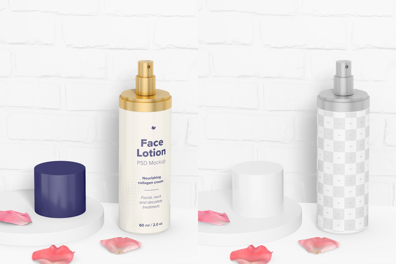 Face Lotion Mockup Face Lotion Mockup