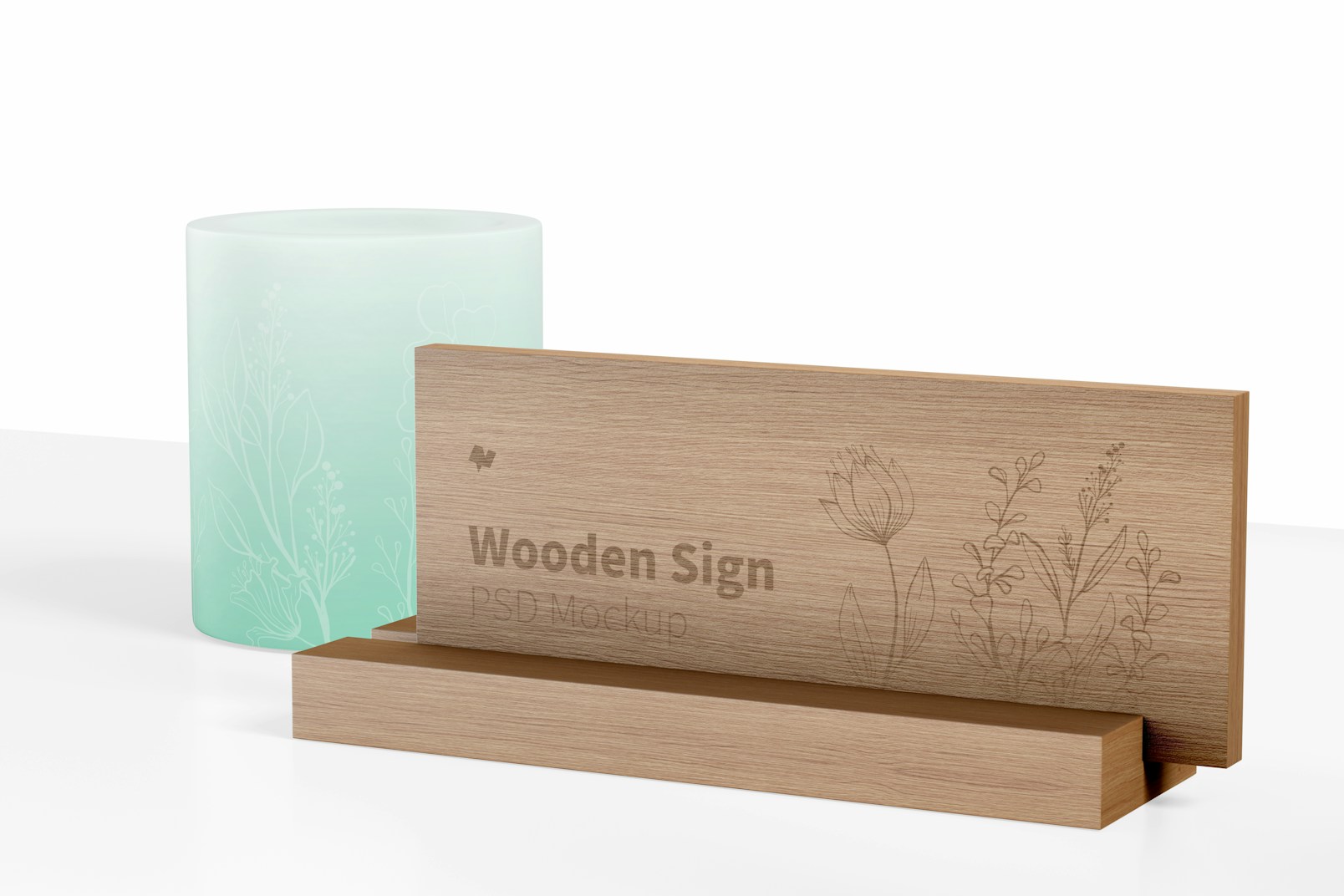 Wooden Sign Mockup