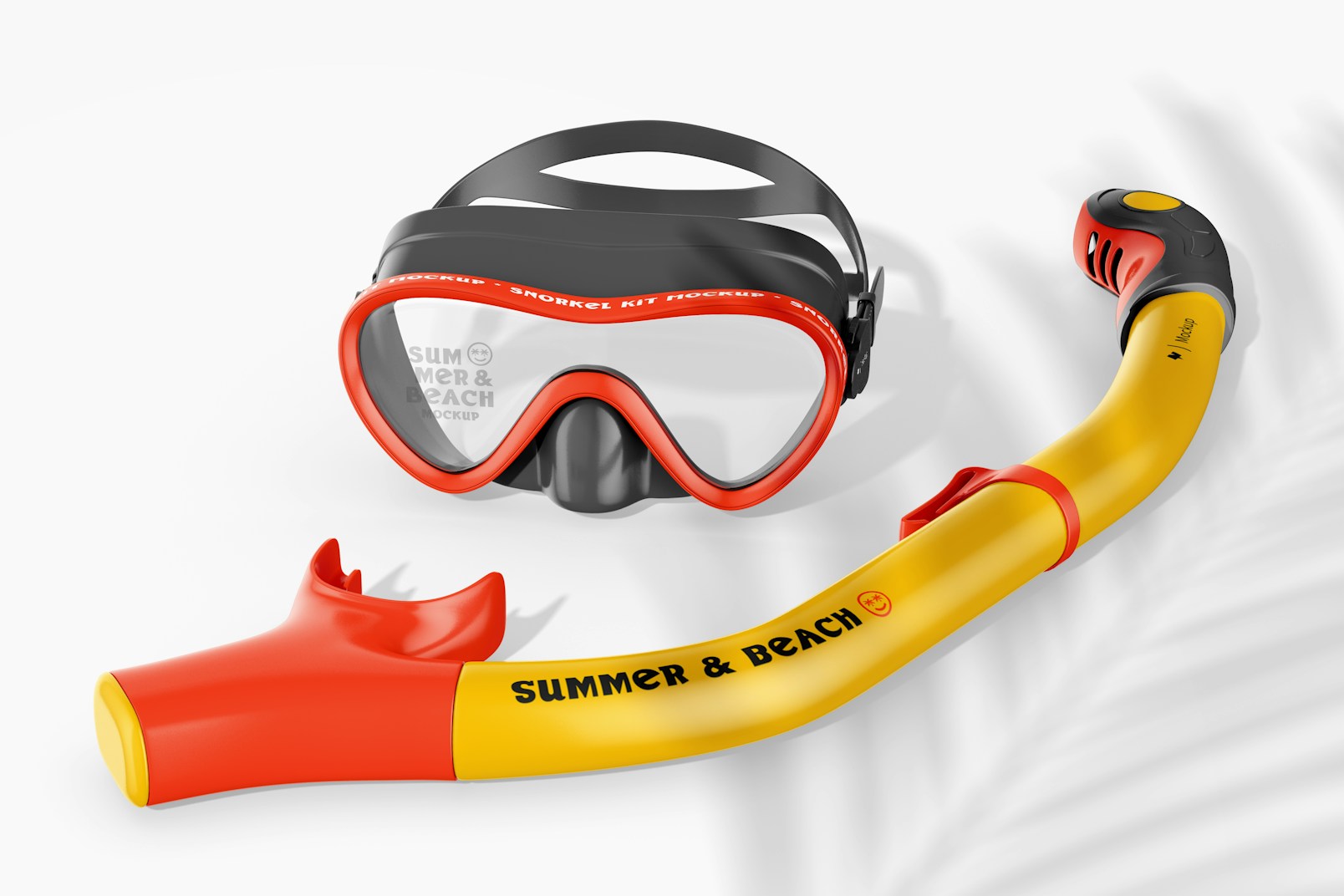 Snorkel Kit Mockup, Perspective
