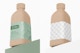 Maqueta de Botella Ecológica de Agua, en Podio