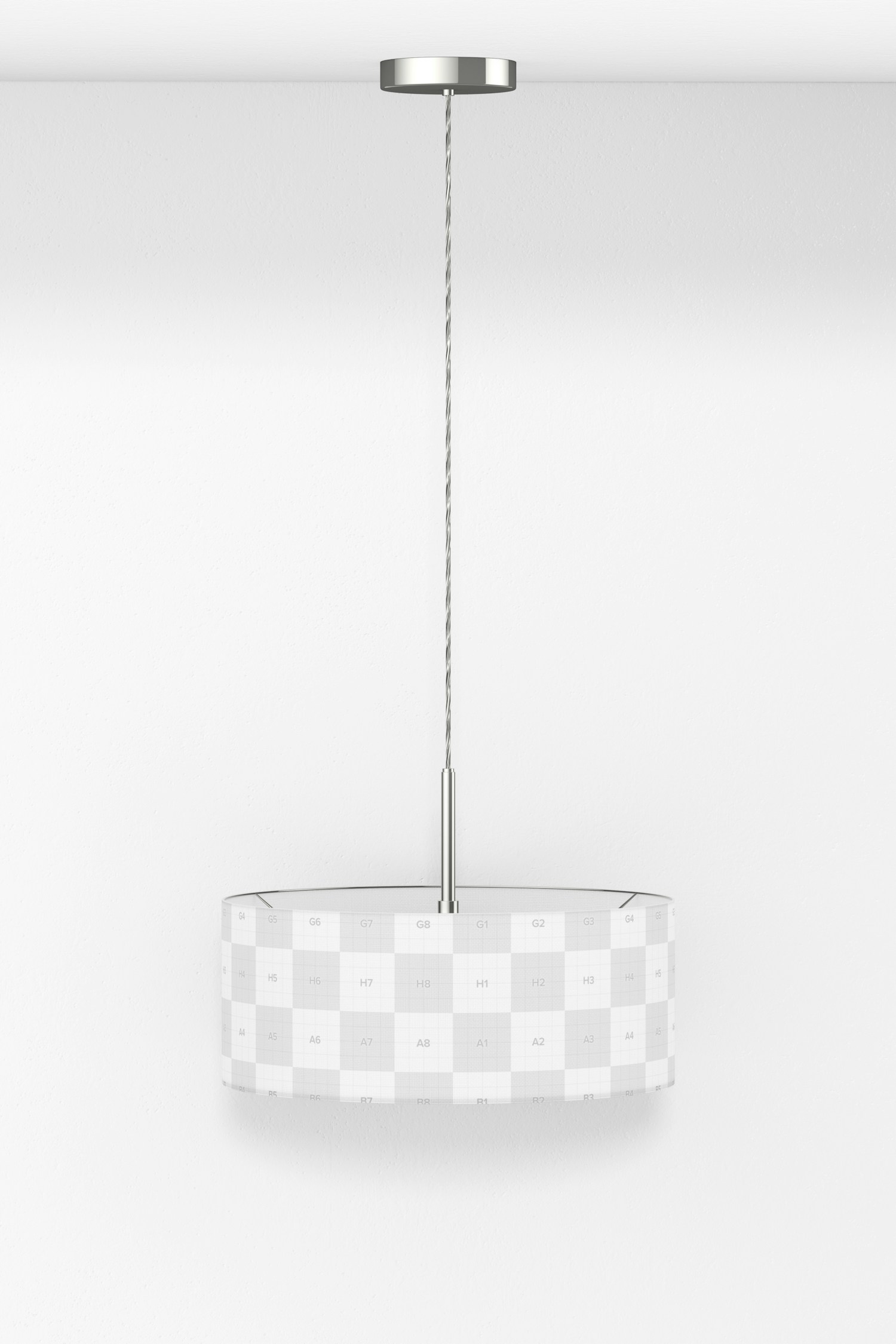 Round Ceiling Lamp Mockup