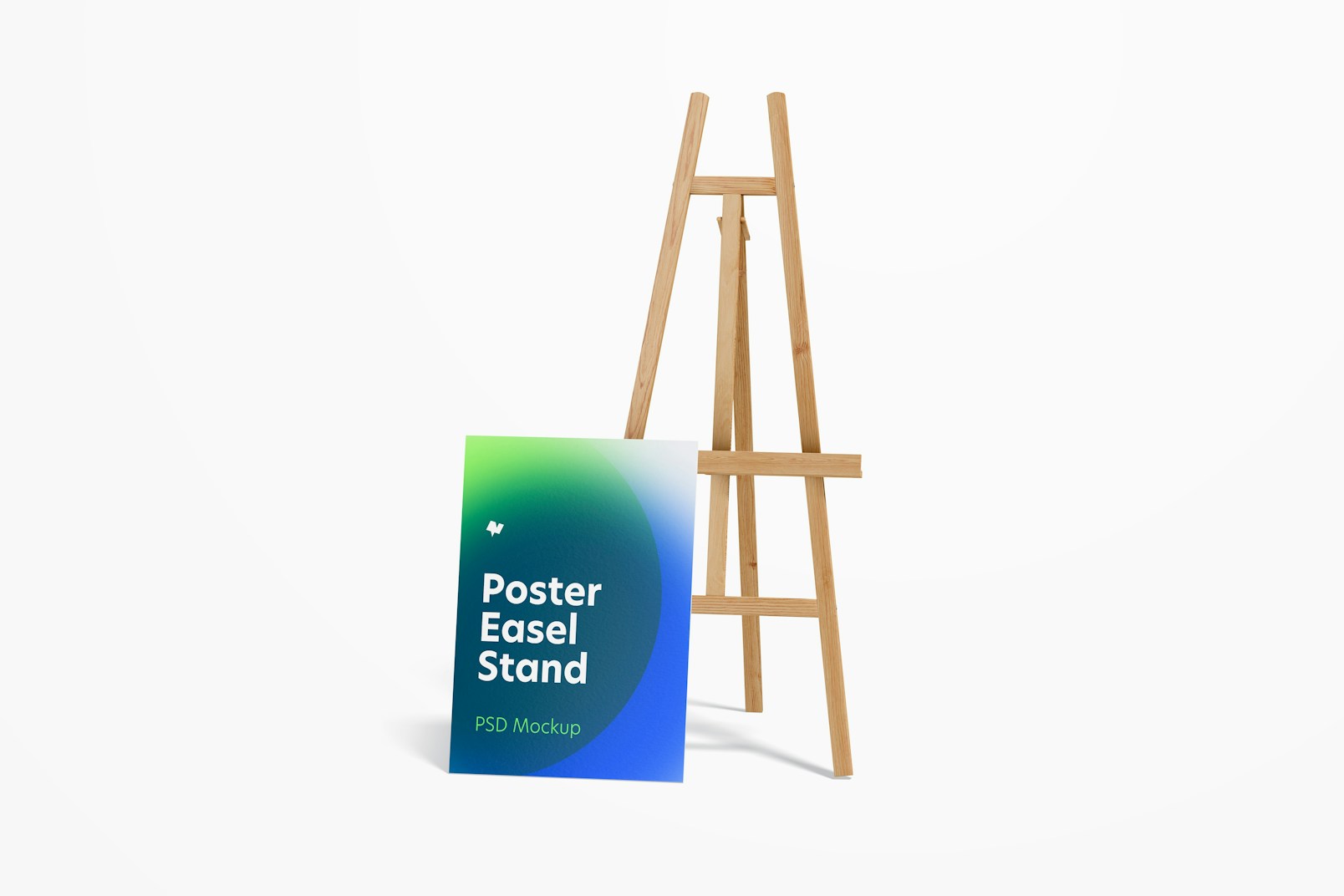 Poster Easel Stand Mockup