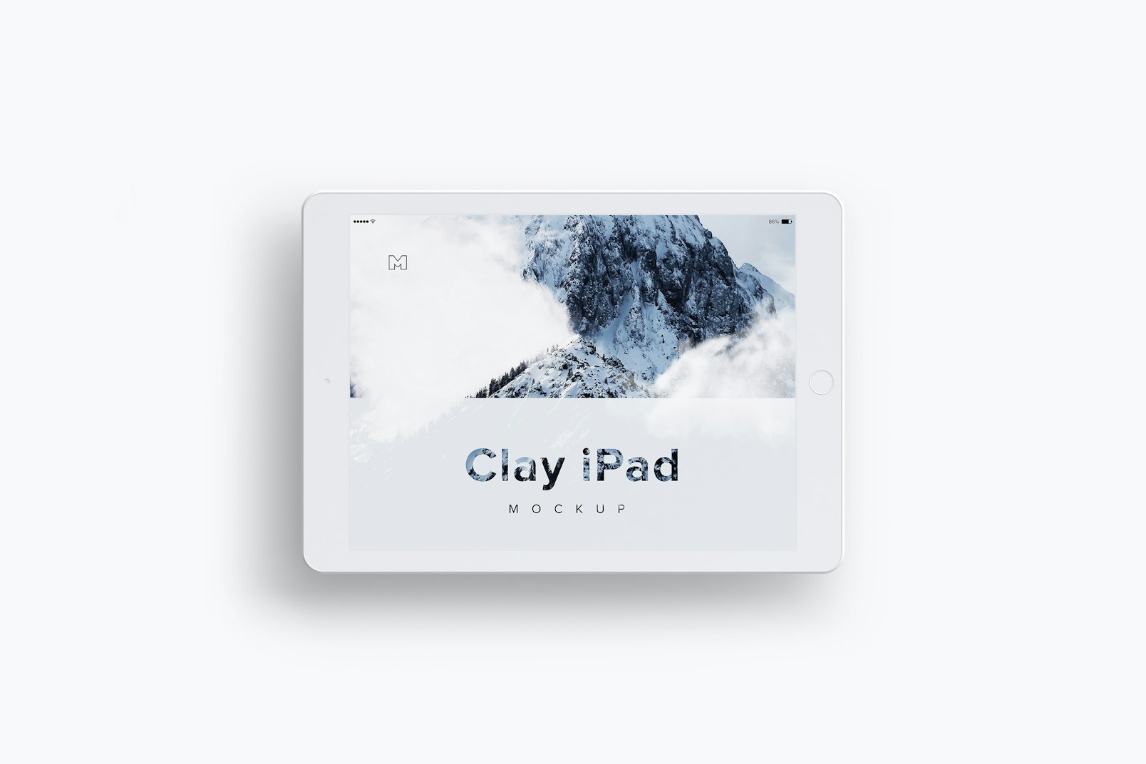 Clay iPad 9.7 Mockup 04