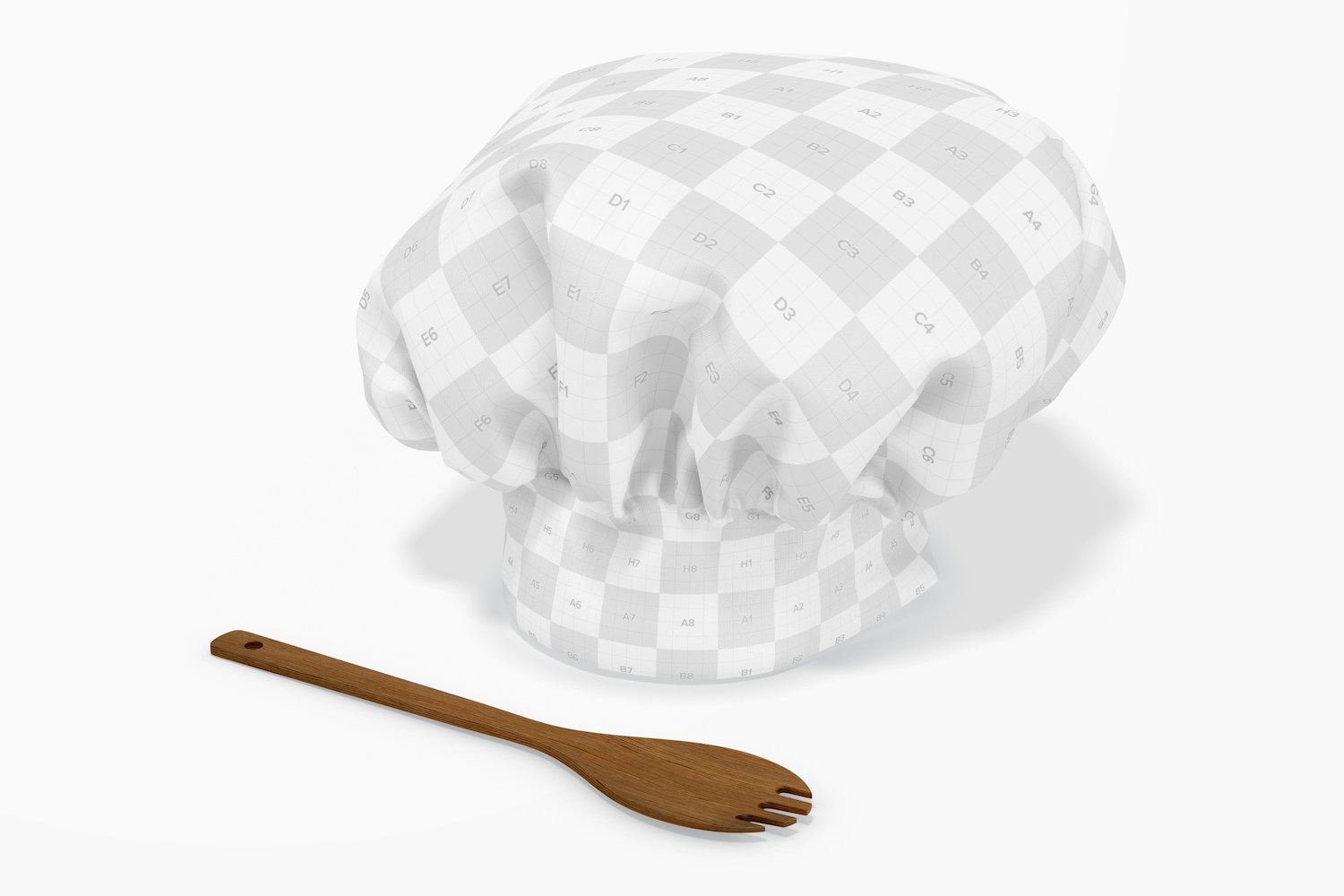 Chef Hat Mockup, with Spoon