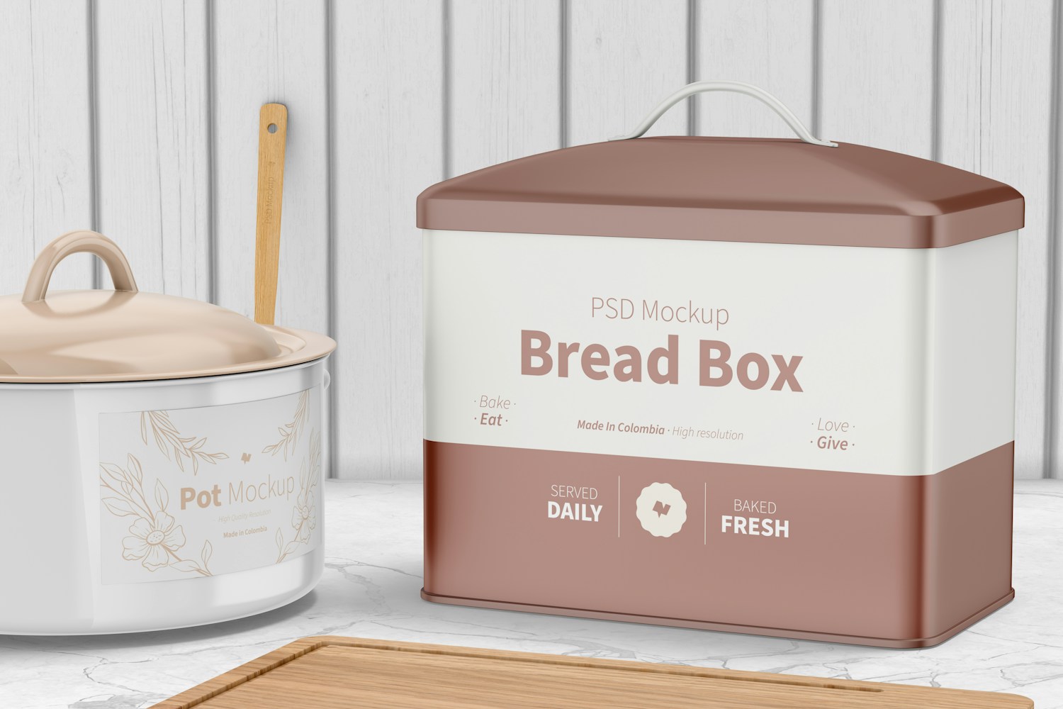 Bread Box Mockup Bread Box Mockup