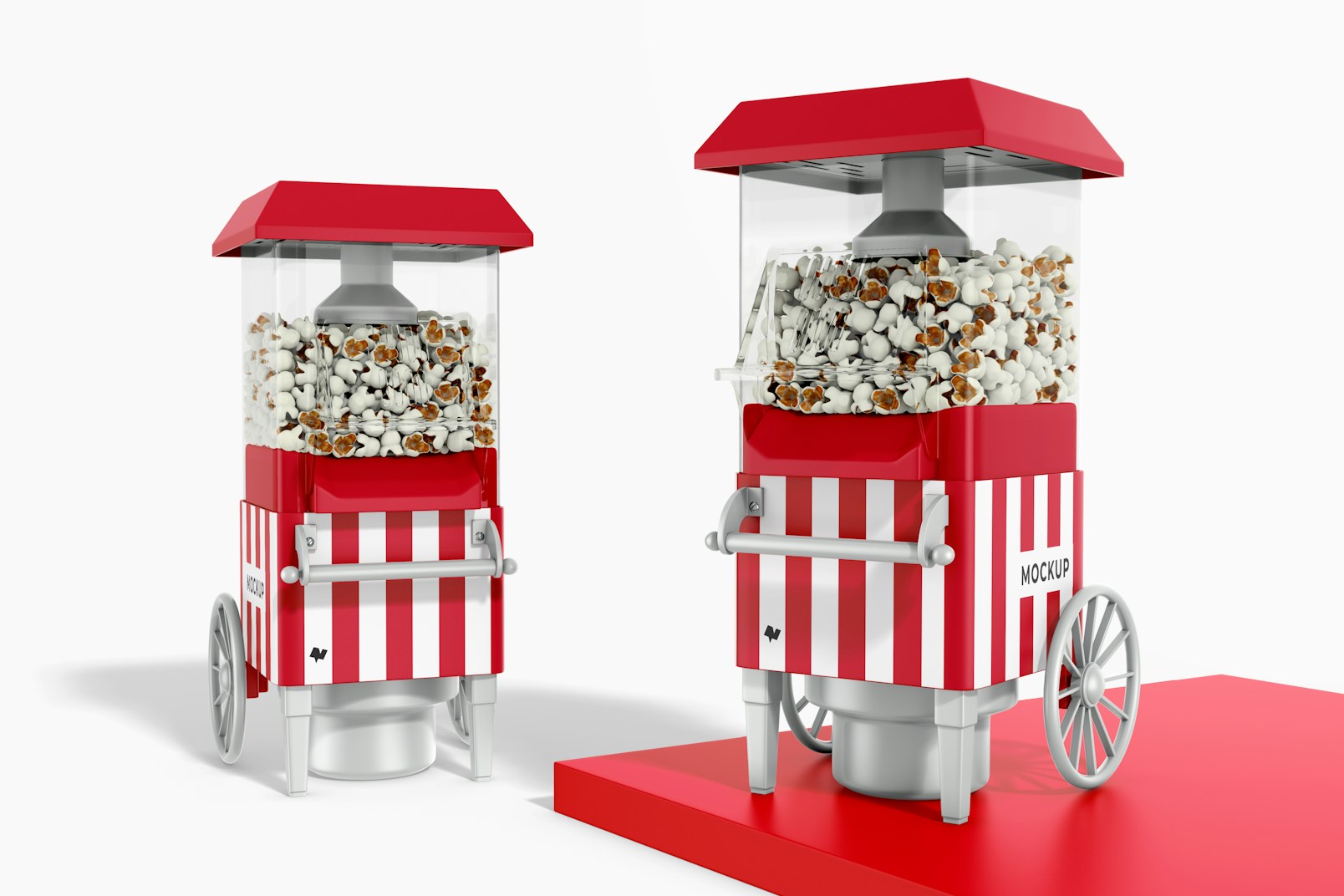 Mini Popcorn Makers Mockup