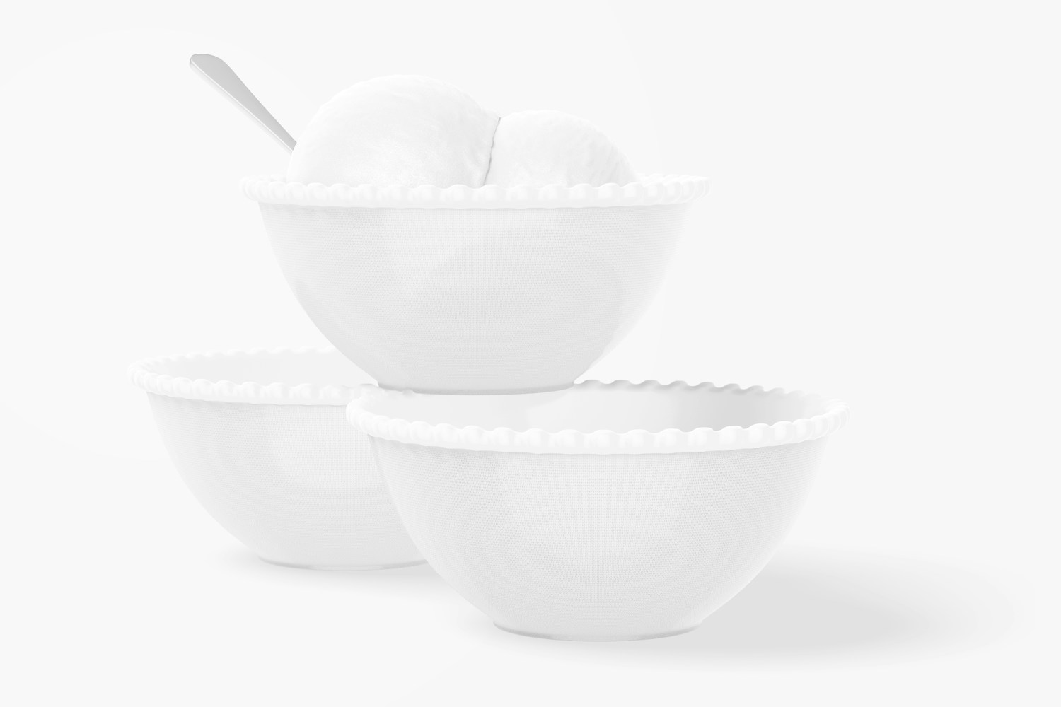 Dessert Bowls Mockup Dessert Bowls Mockup