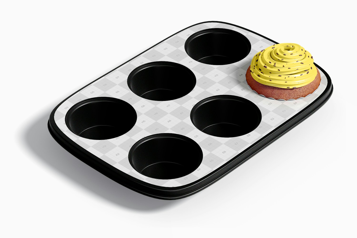 Muffin Pan Mockup Muffin Pan Mockup