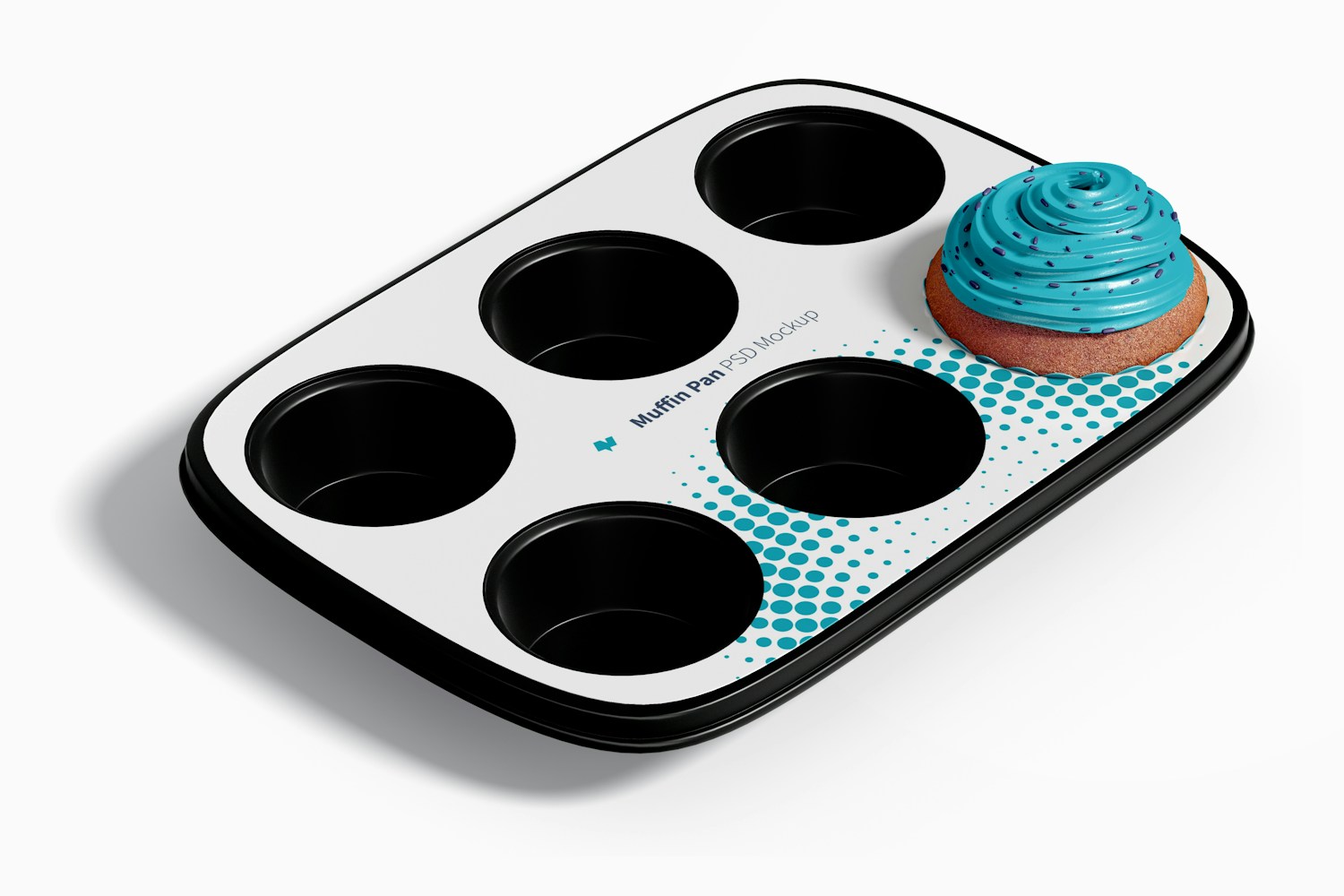 Muffin Pan Mockup Muffin Pan Mockup