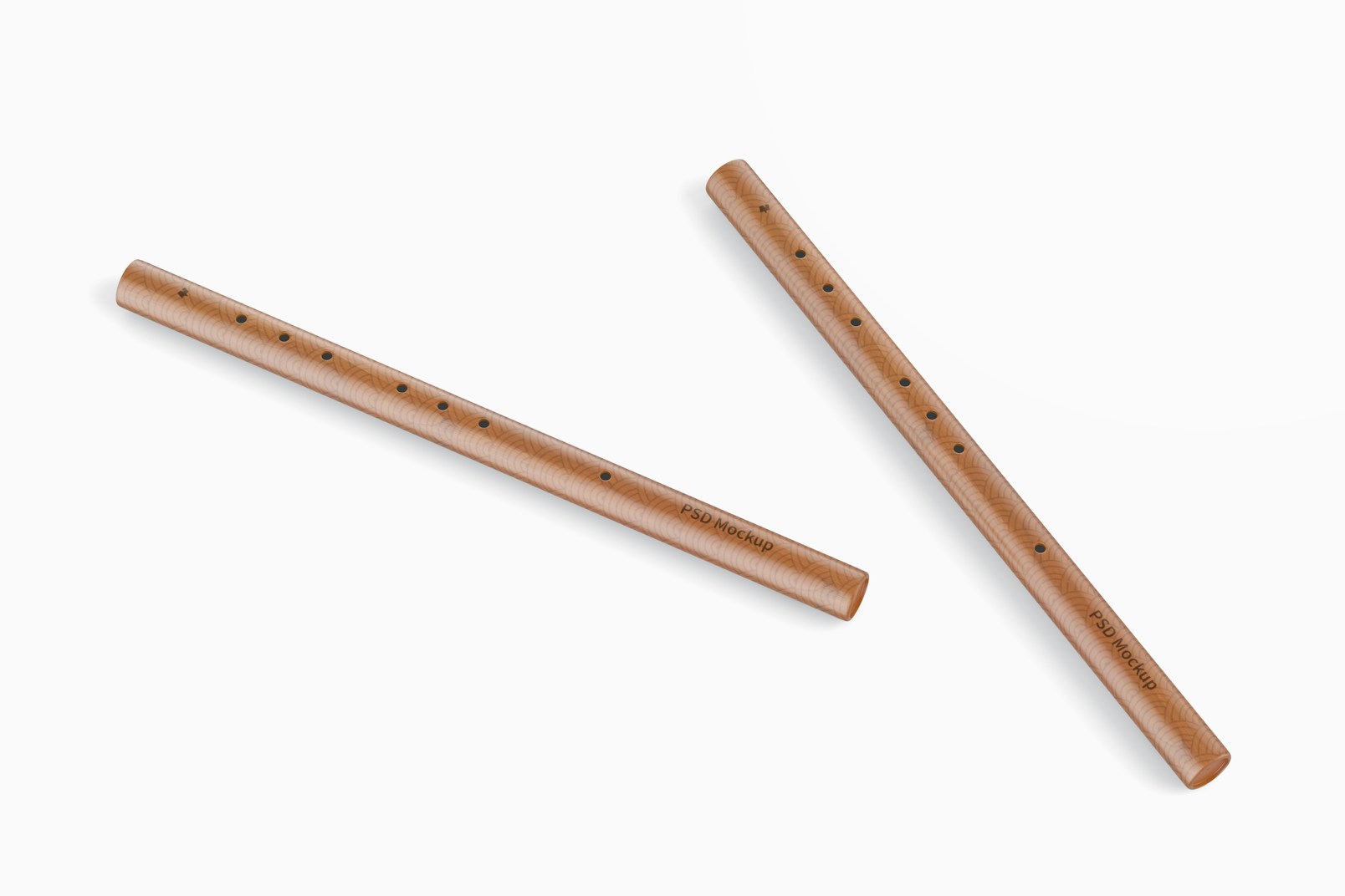 Maqueta de Flautas de Bambú