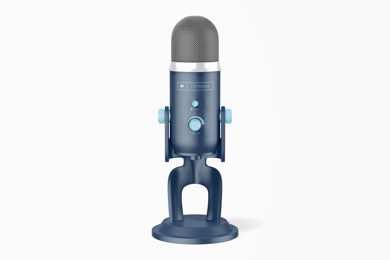Streaming Microphone Mockup, Front View