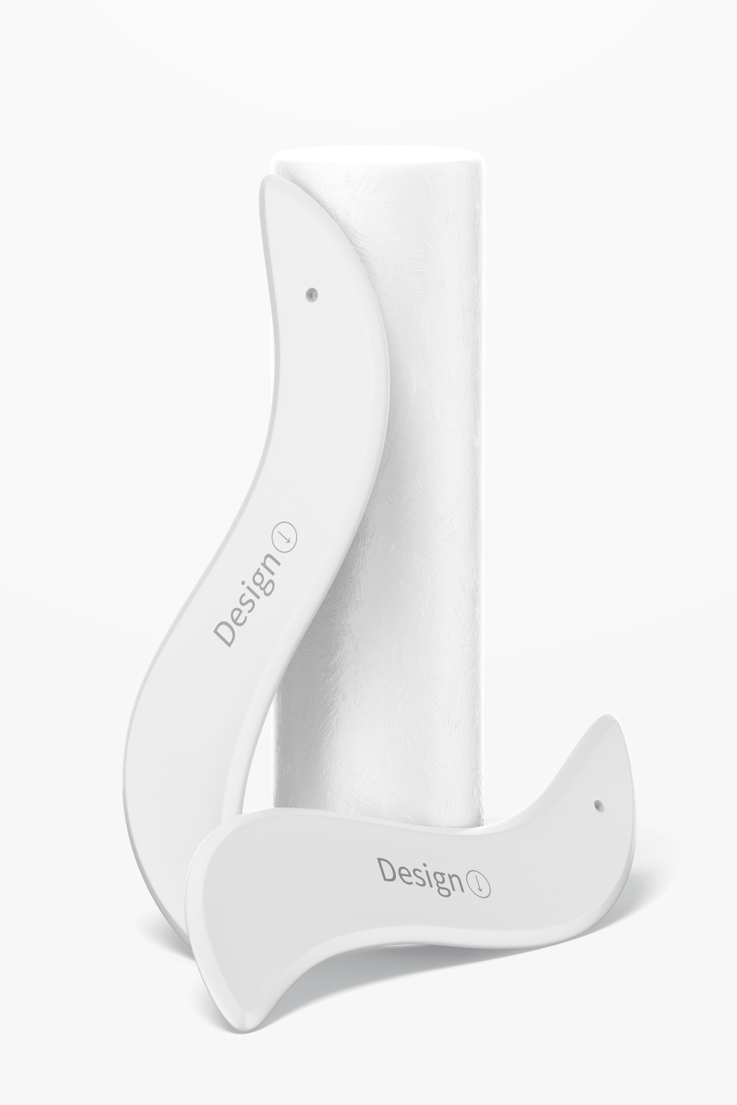 Body Massagers Mockup, Standing and Dropped