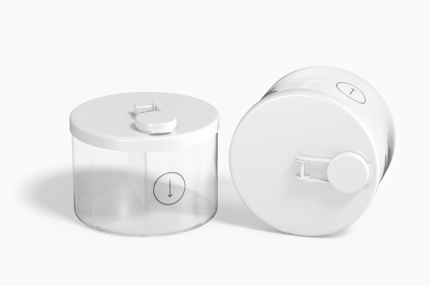 Baby Powder Milk Dispensers Blister Mockup Baby Powder Milk Dispensers Blister Mockup