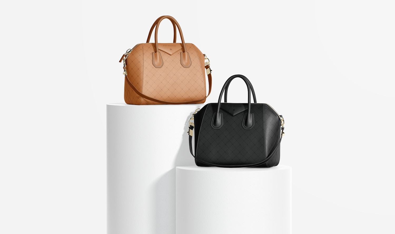 Women's Leather Bags Mockup