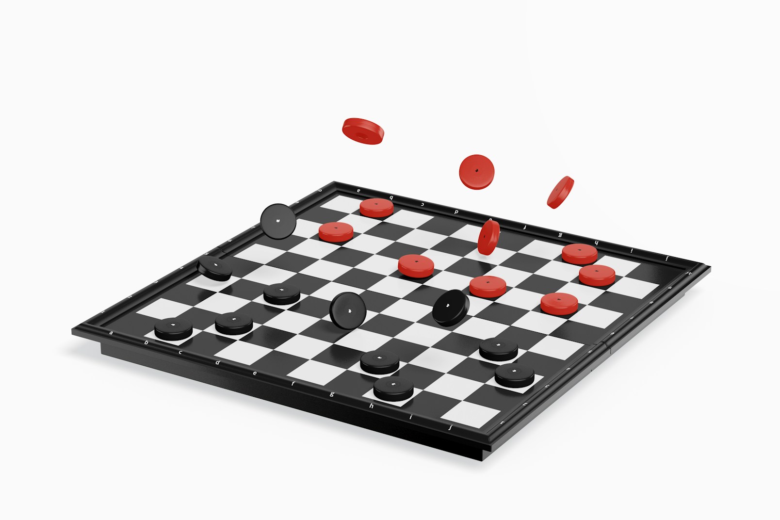 Checkers Board Mockup