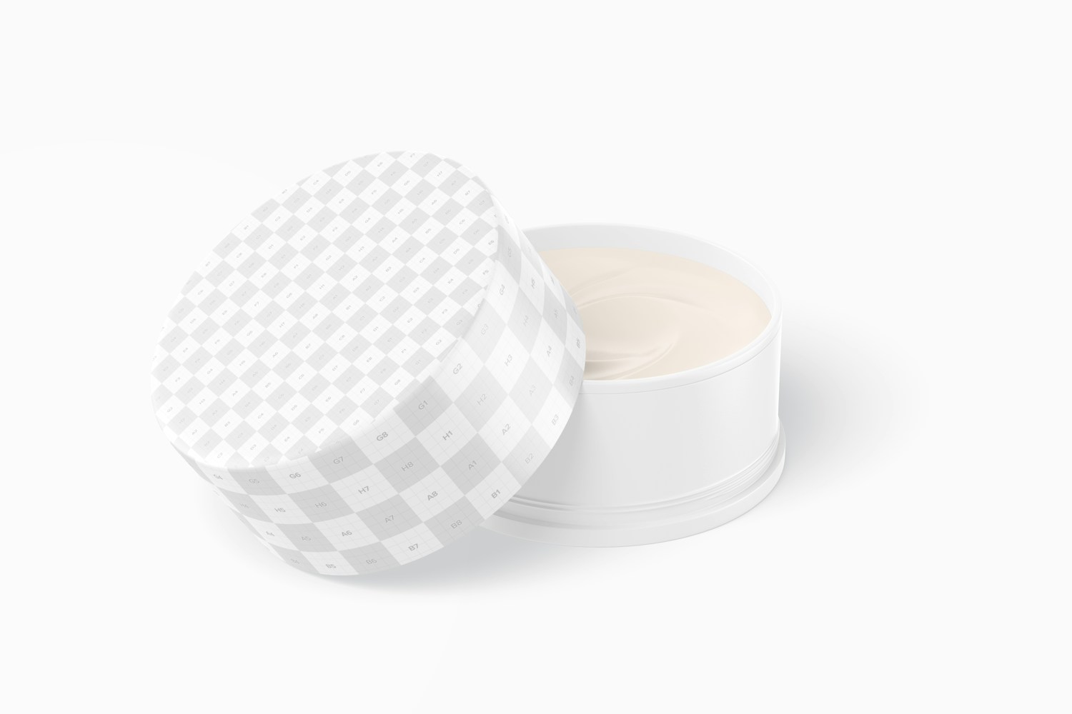 3.4 Oz Molding Cream Jar Mockup 3.4 Oz Molding Cream Jar Mockup