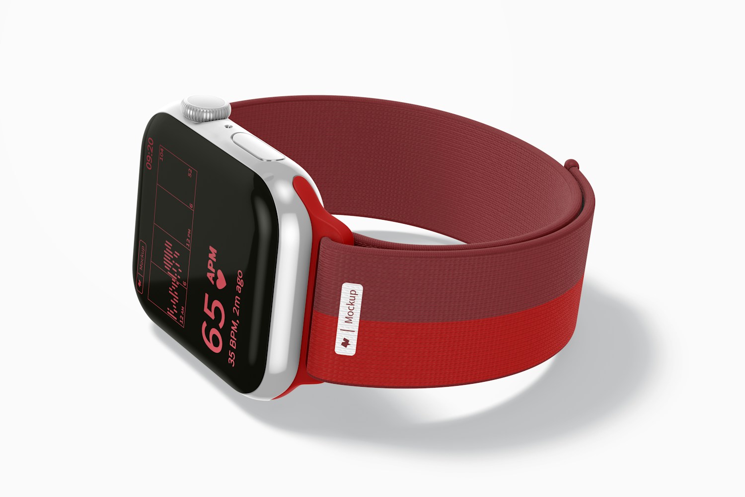 45mm Clover Sport Band Mockup 45mm Clover Sport Band Mockup