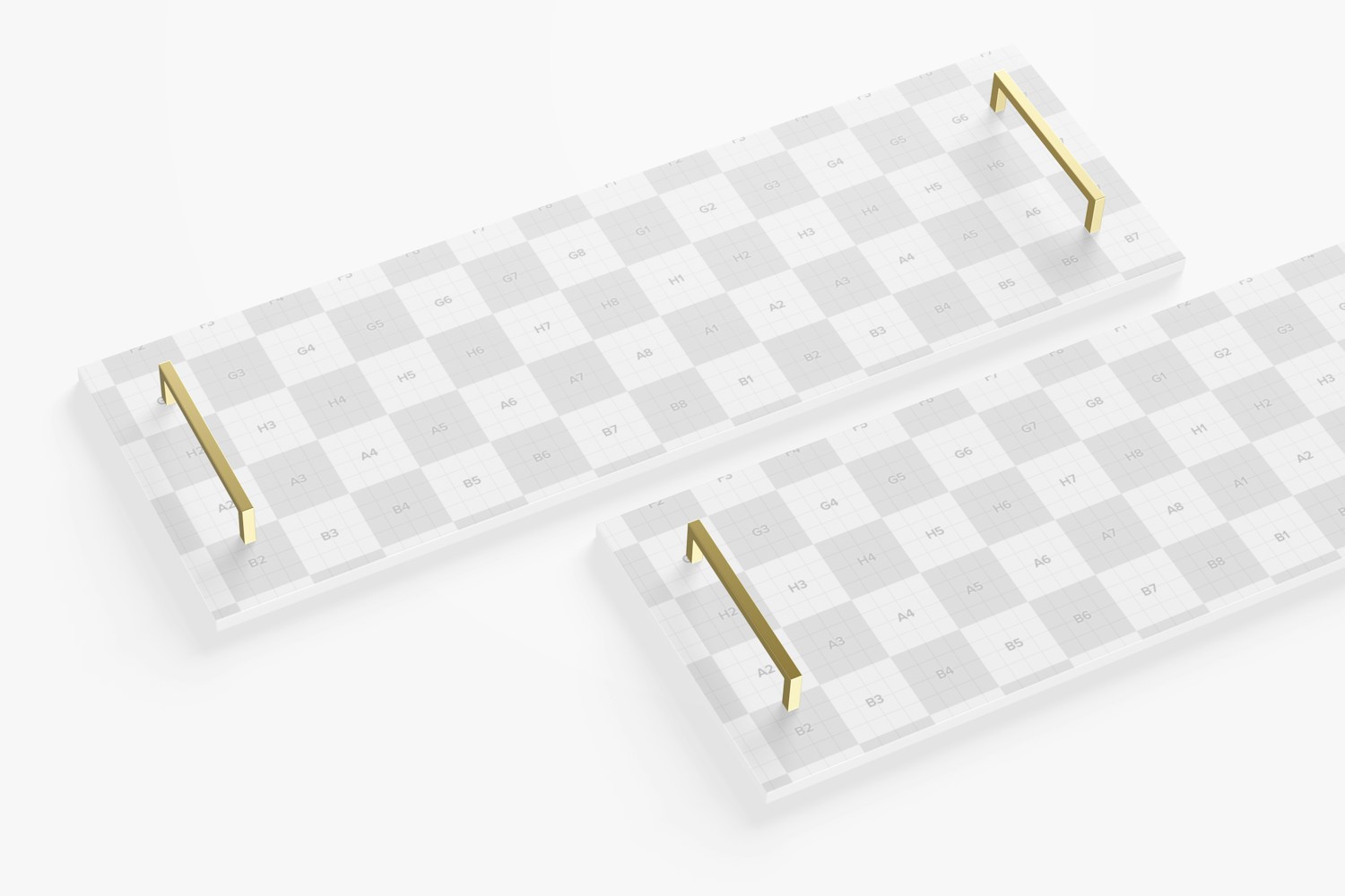 Rectangular Trays Mockup Rectangular Trays Mockup