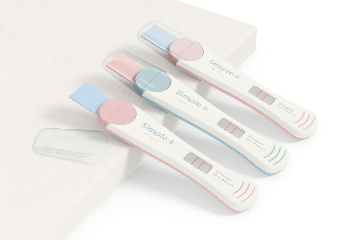 Maqueta de Pruebas Digitales de Embarazo, Apoyadas