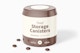 Food Storage Canister Mockup, Front View