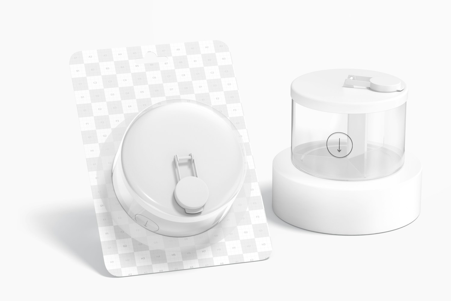 Baby Powder Milk Dispenser Blister Mockup Baby Powder Milk Dispenser Blister Mockup