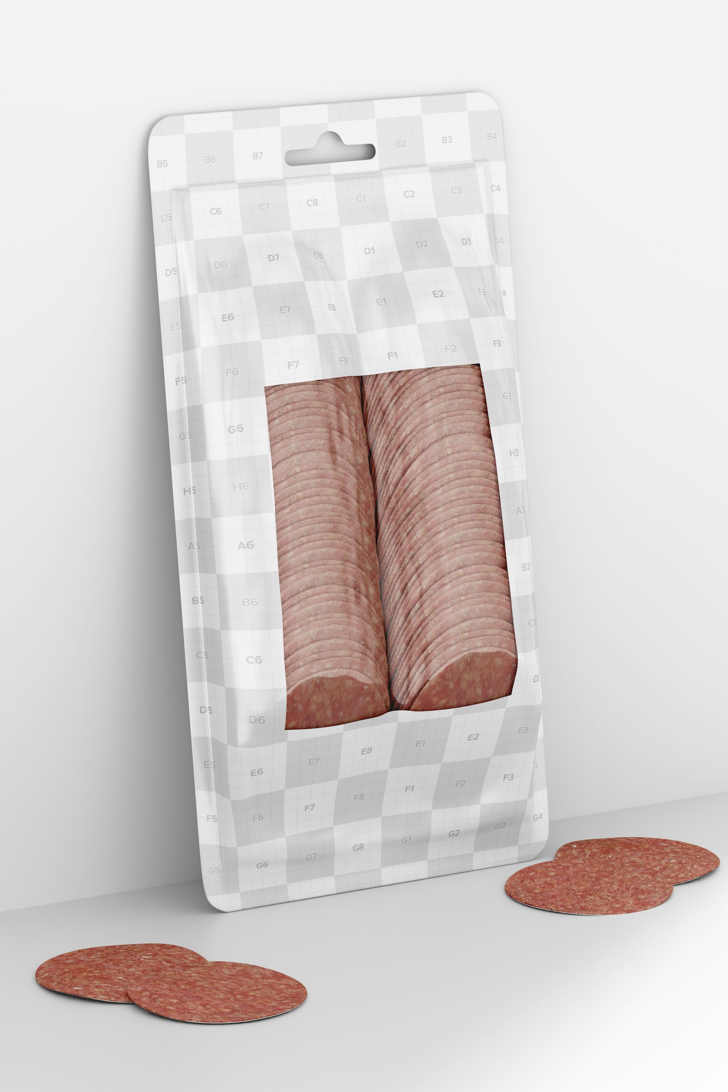 Salami Packaging Mockup