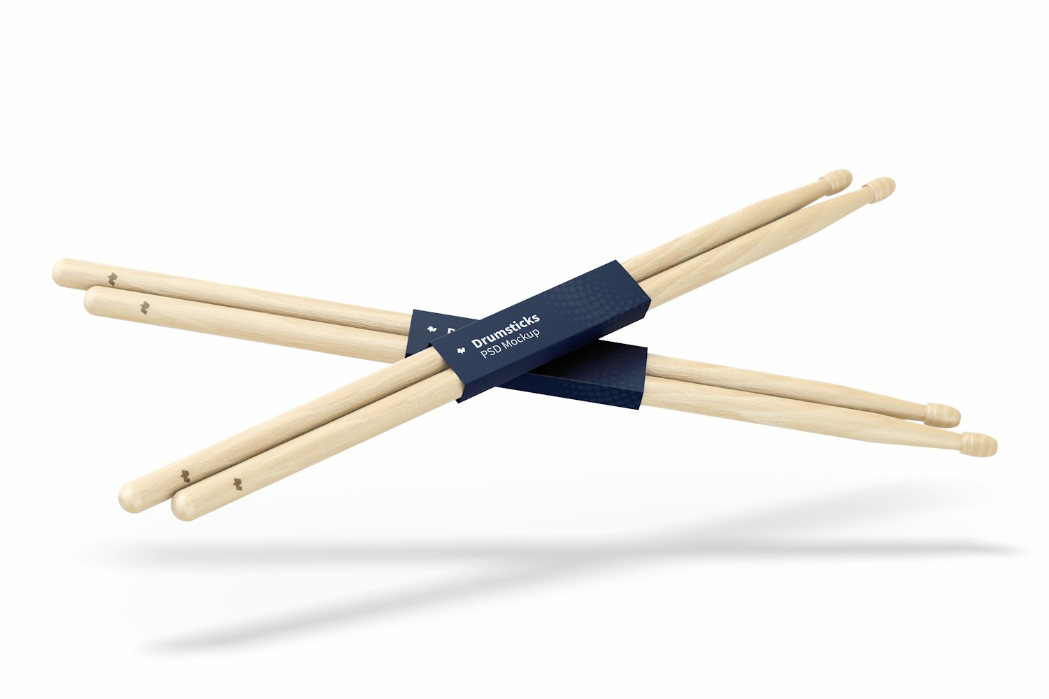 Drumsticks Mockup, Falling Drumsticks Mockup, Falling