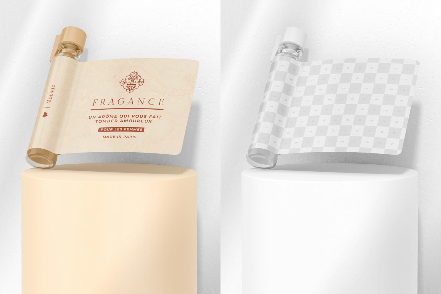 Perfume Sample Mockup