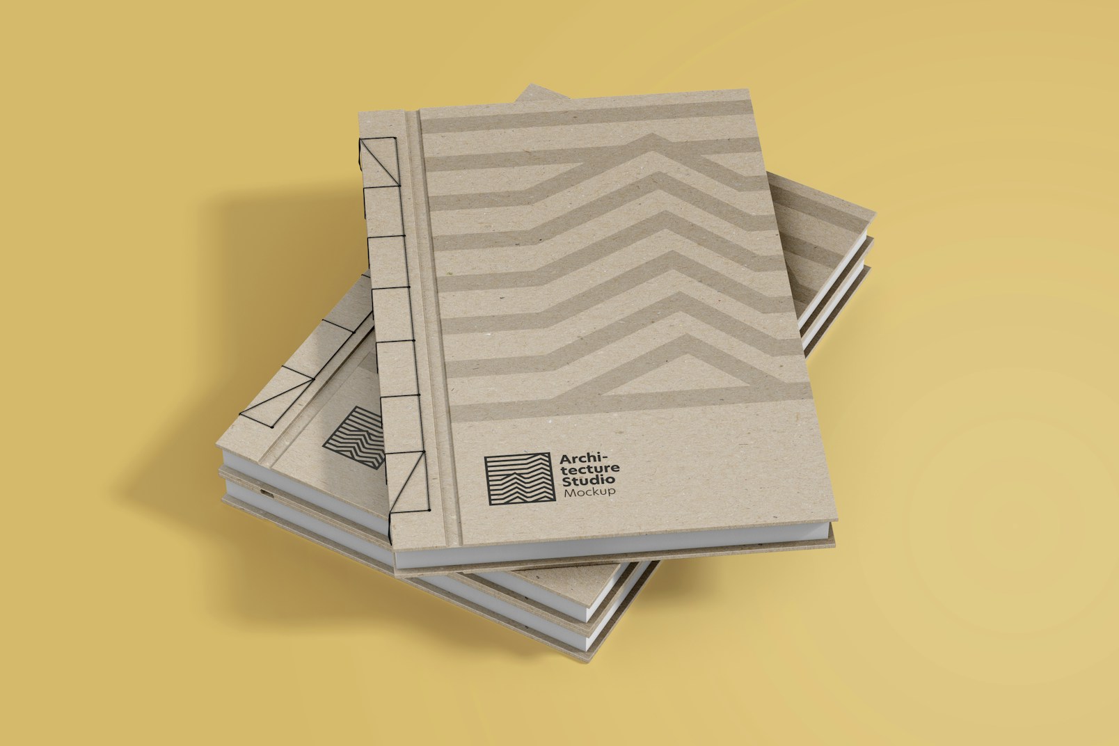 Architecture Notebooks Mockup, Stacked