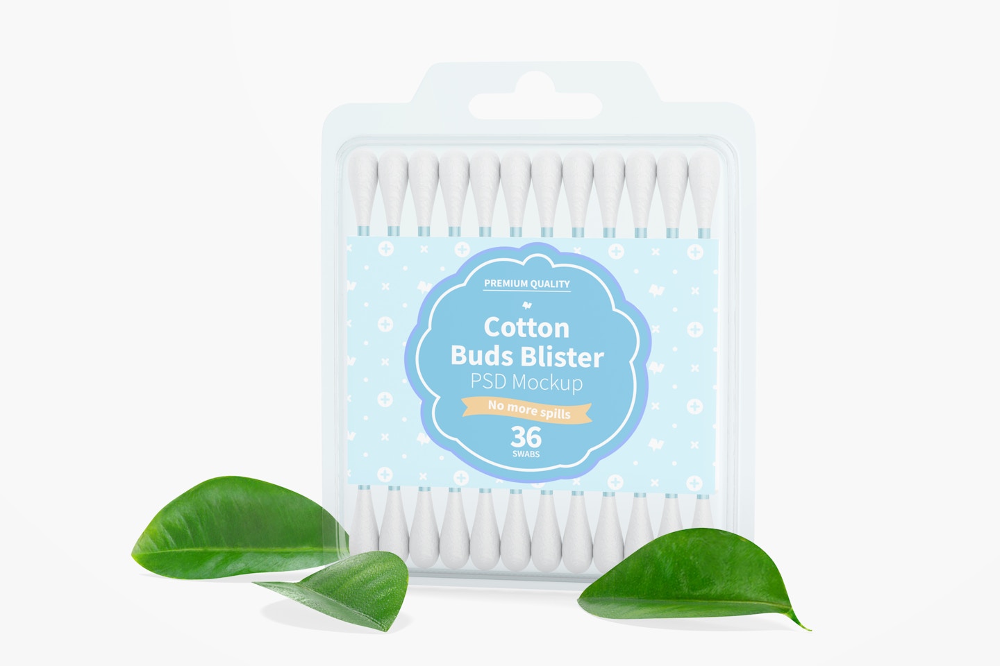 Cotton Buds Blister Mockup