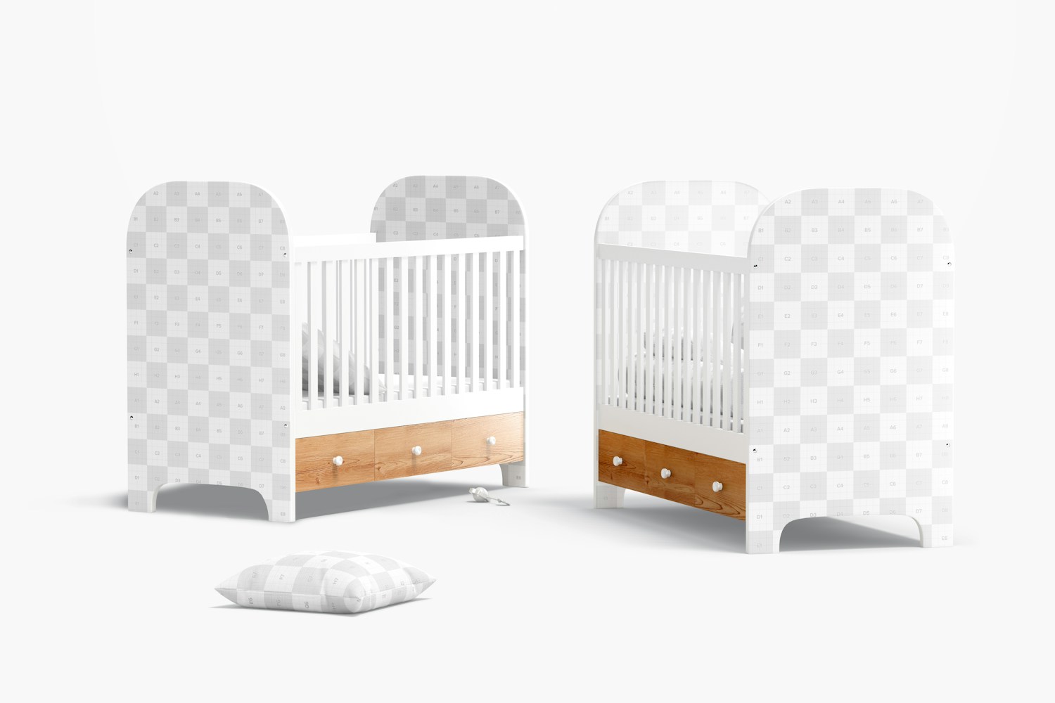 Baby Cribs Mockup