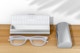 Metal Eyeglasses Cases Mockup, Front View