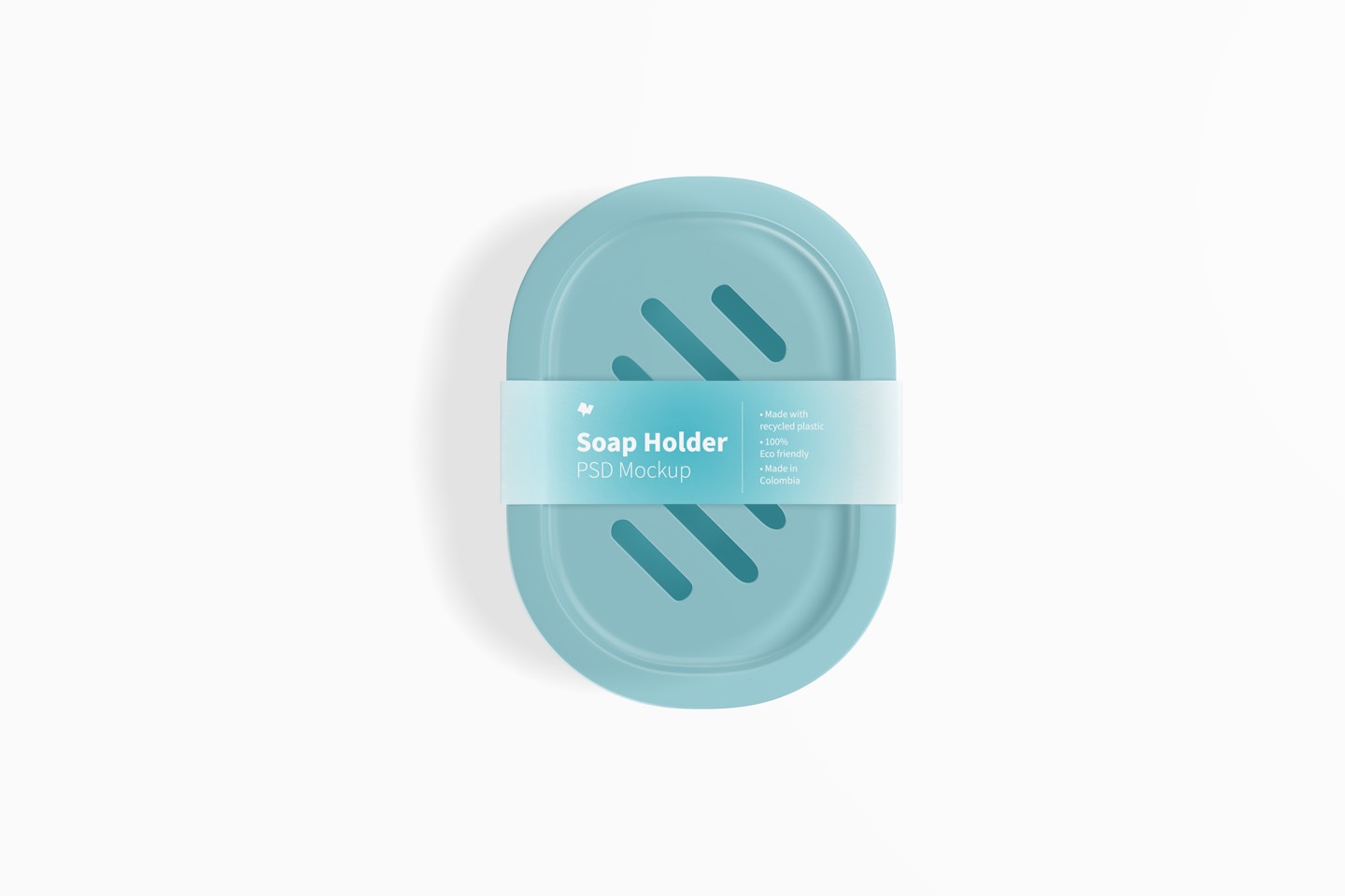 Soap Holder Mockup, Top View