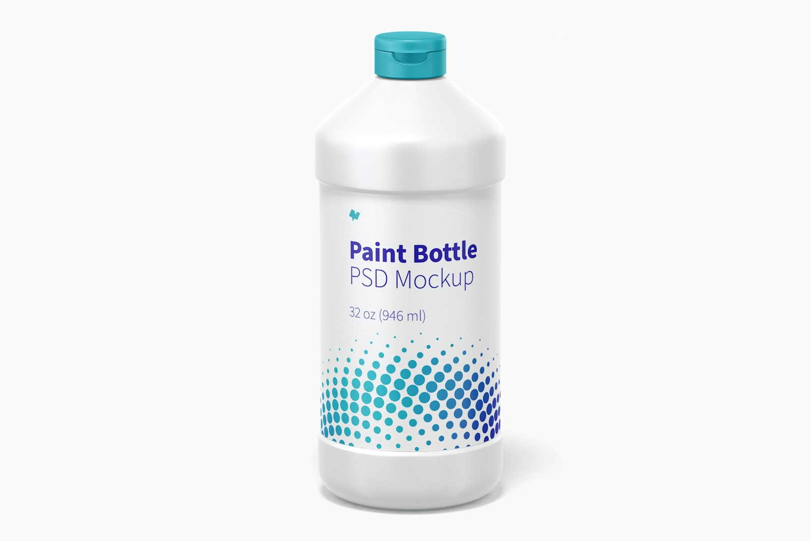 32 oz Paint Bottle Mockup