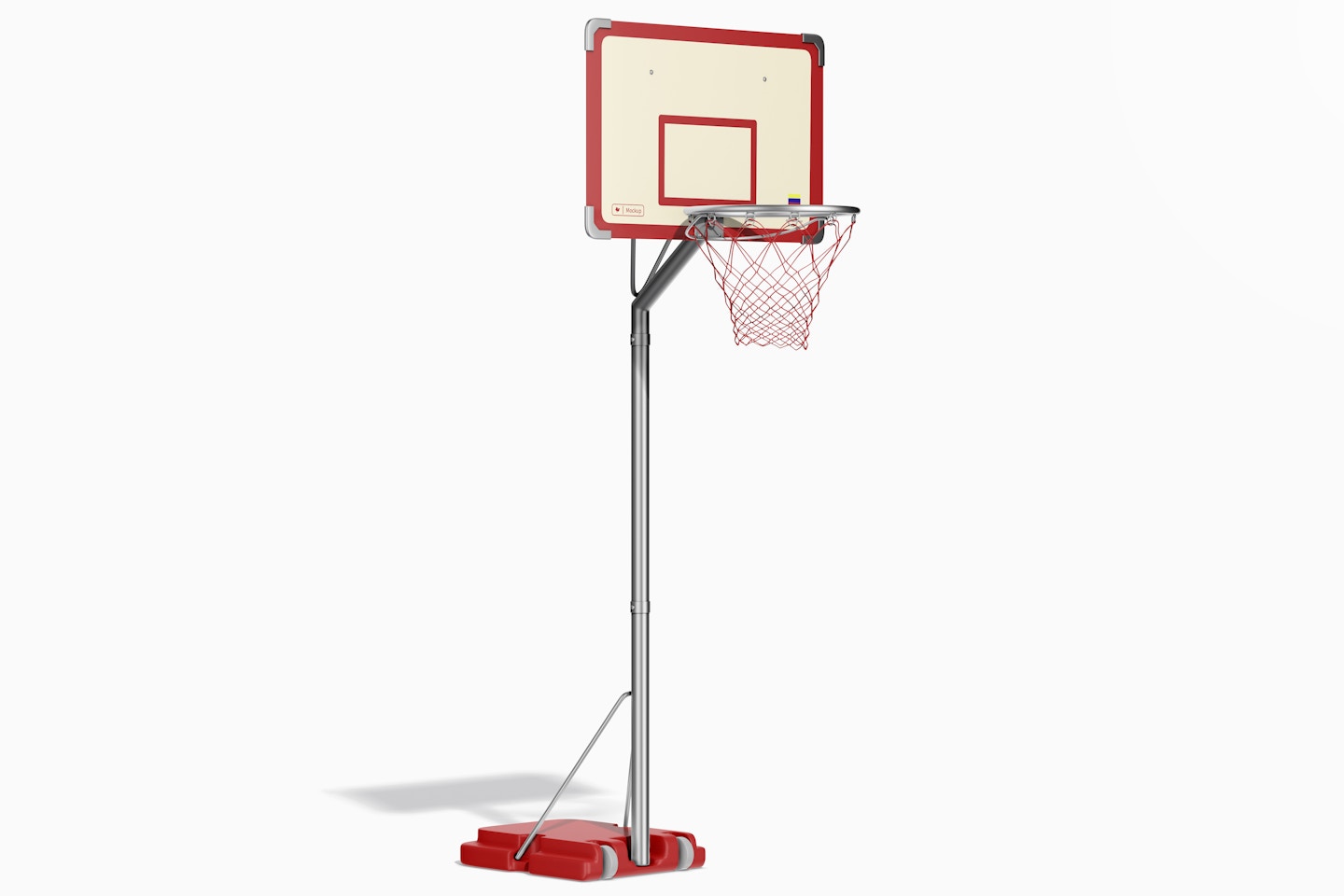 Basketball Hoop Mockup, Left View