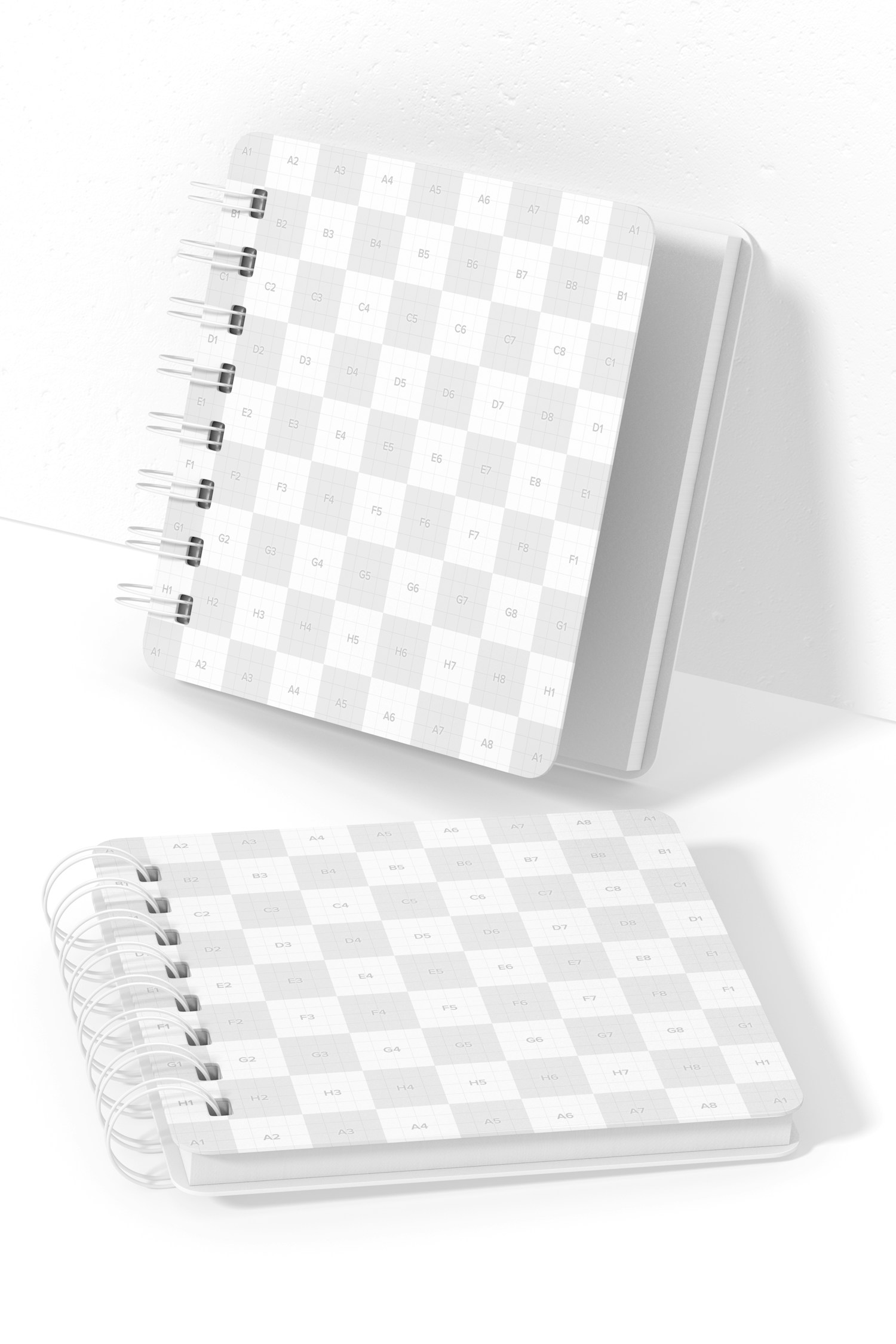 Square Notebooks Mockup