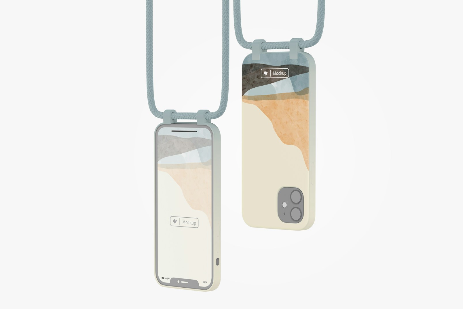 Necklace Cases Mockup