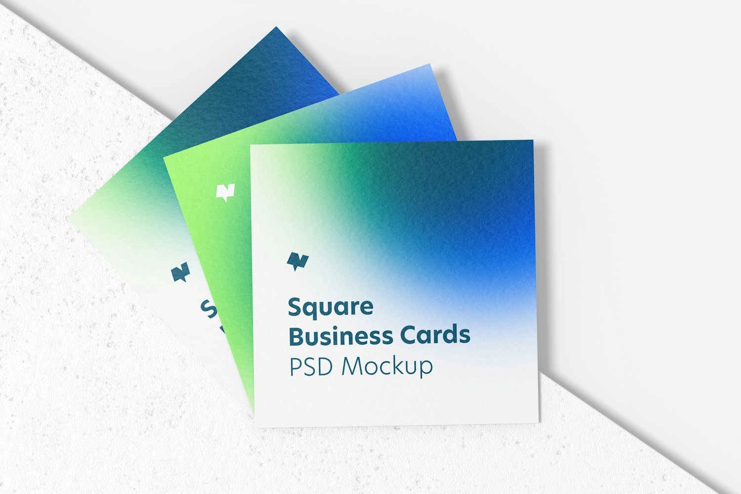 Square Business Cards Mockup Square Business Cards Mockup