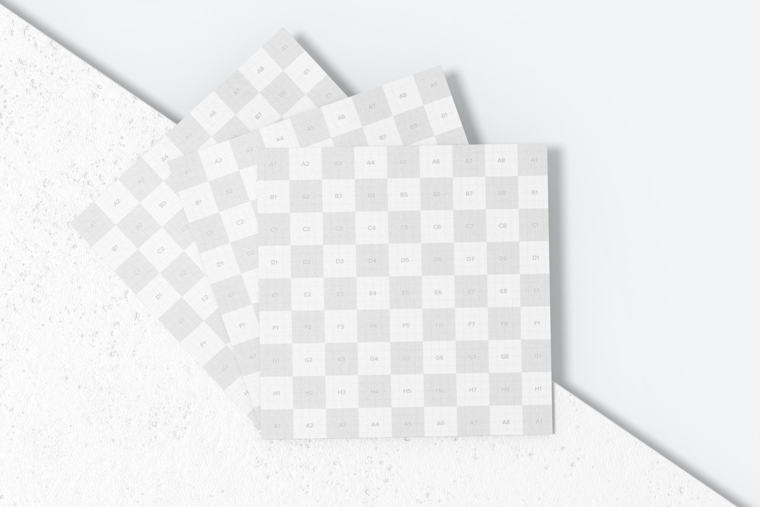 Square Business Cards Mockup Square Business Cards Mockup