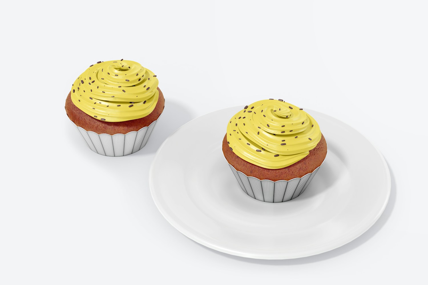 Fully customizable cupcakes.
