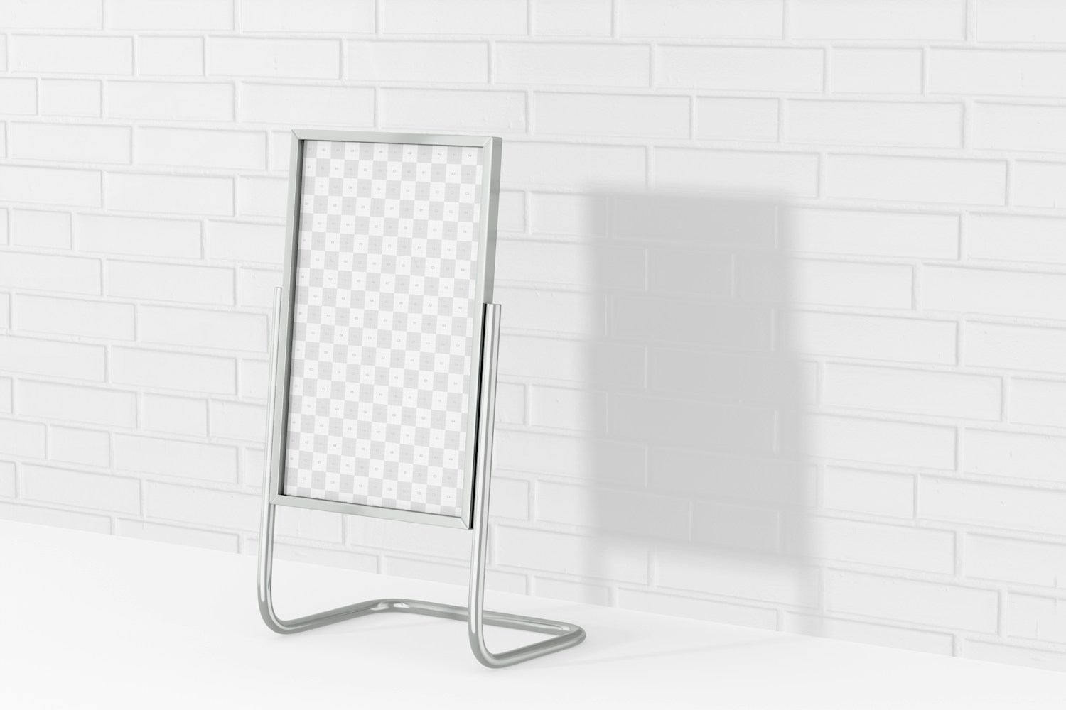 Advertisement Sign Stand Mockup