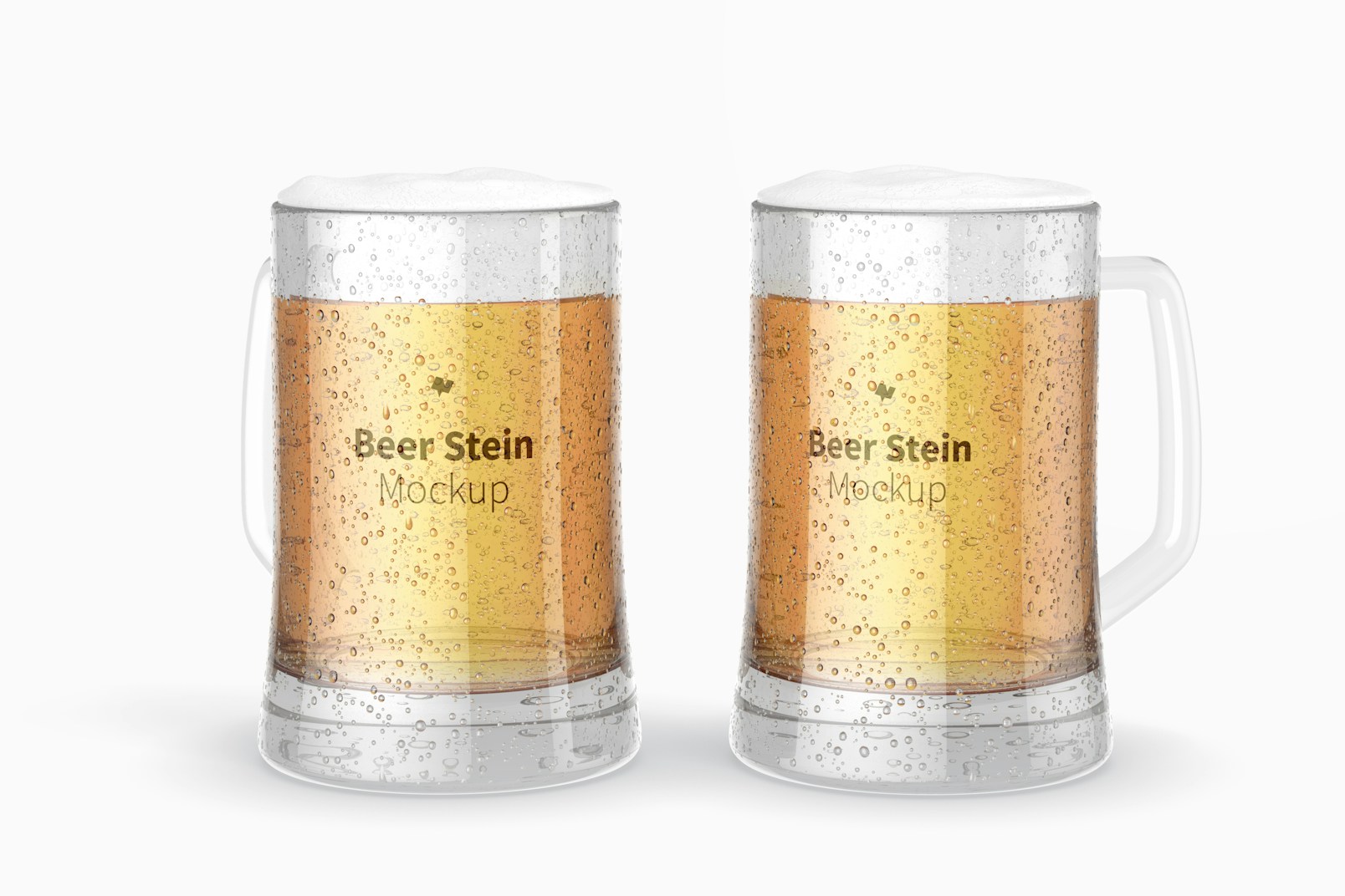 Beer Stein Glasses Mockup